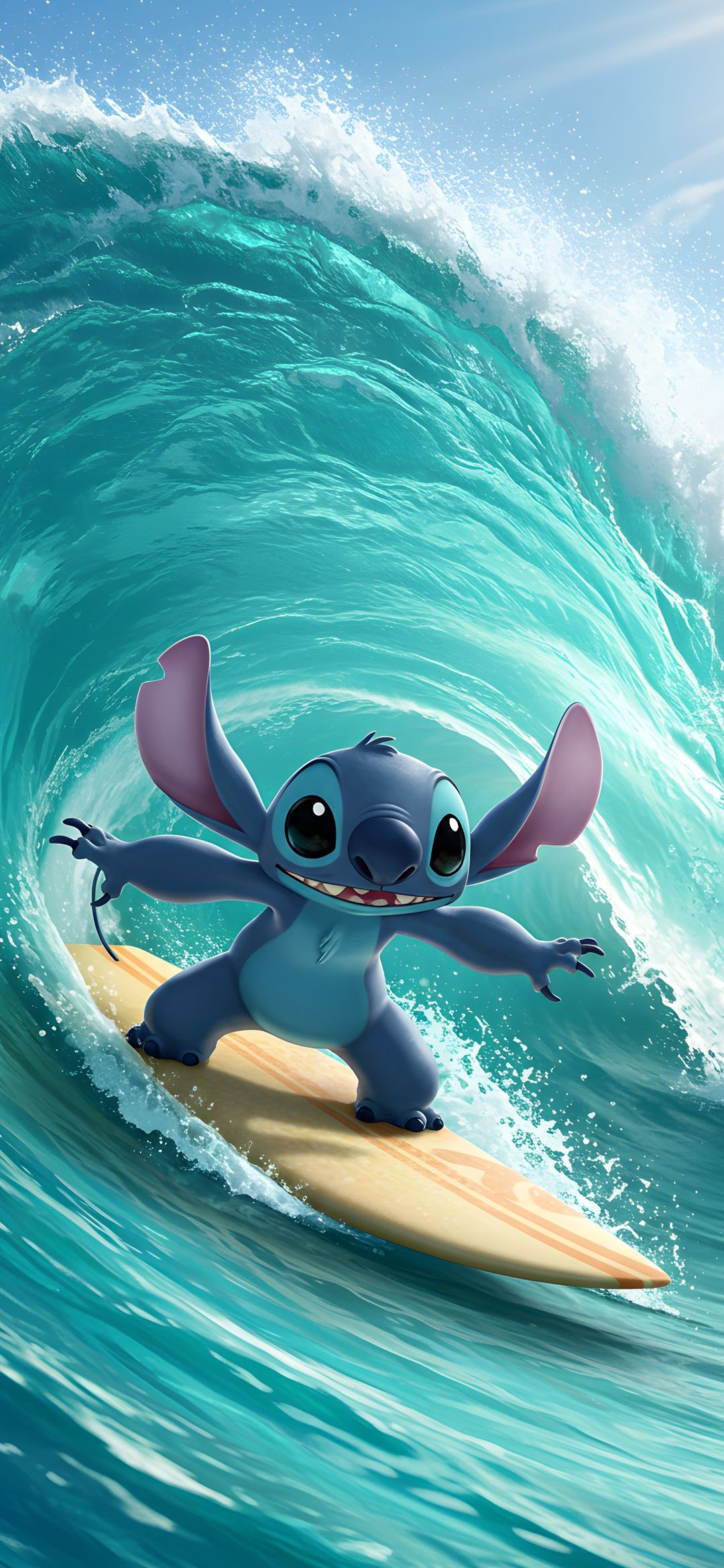 Stitch Surfing Big Wave - random wallpaper for OpersCraft