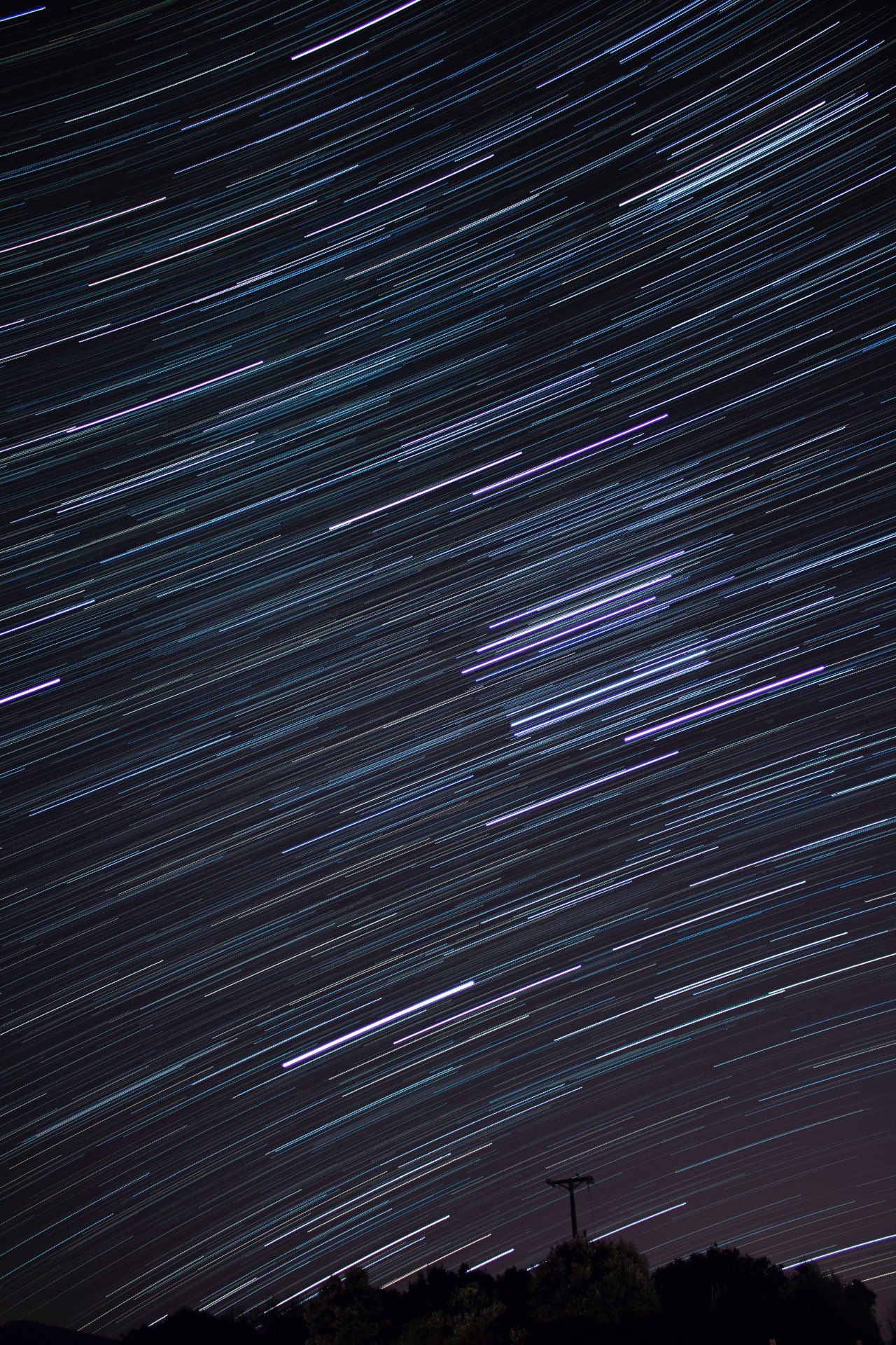 Streaking Star Trails - space wallpaper for OpersCraft