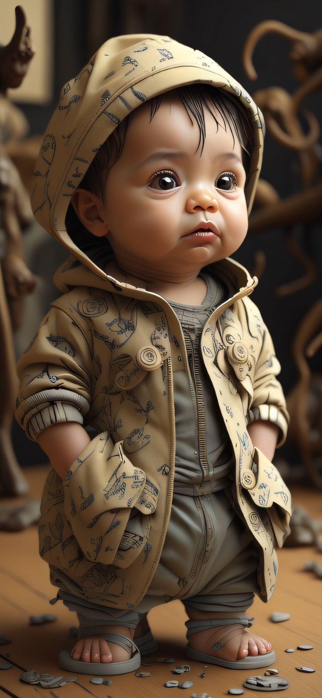 Stylish Baby Portrait - random wallpaper for OpersCraft
