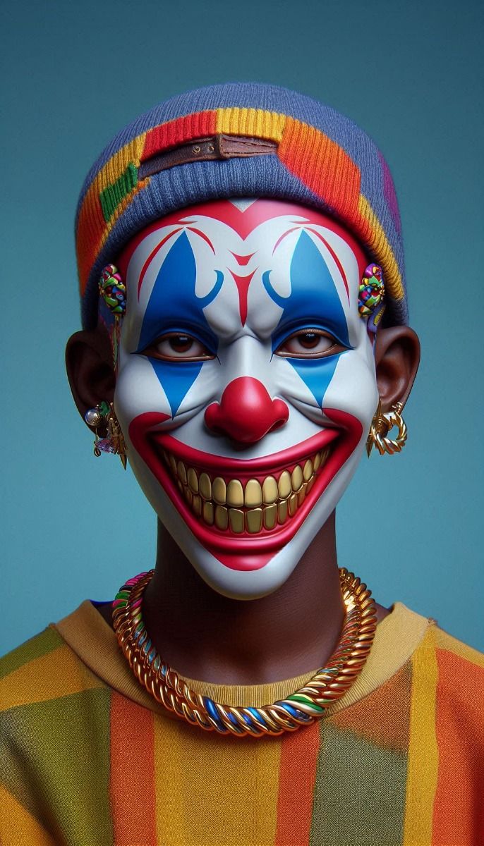 Stylish_Clown_Portrait - art wallpaper for OpersCraft