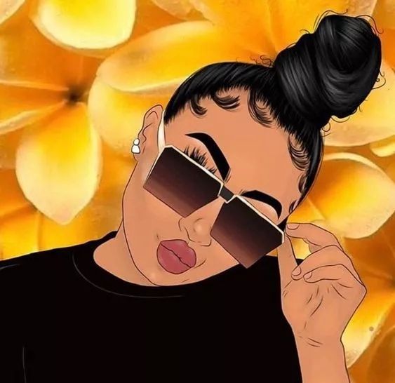 Stylish Girl Cartoon Art - girl wallpaper for OpersCraft