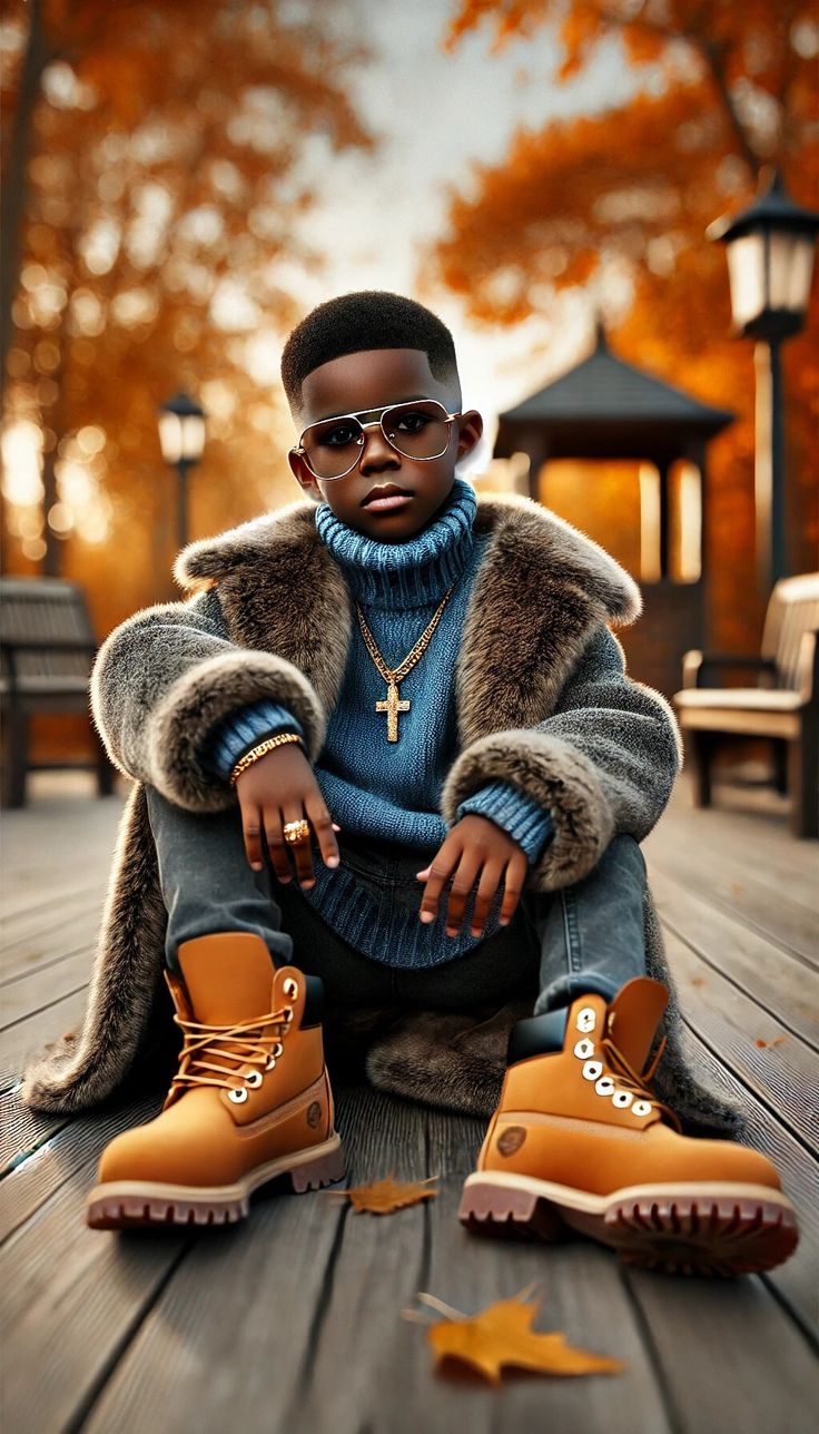 Stylish Kid in Autumn - ghetto wallpaper for OpersCraft