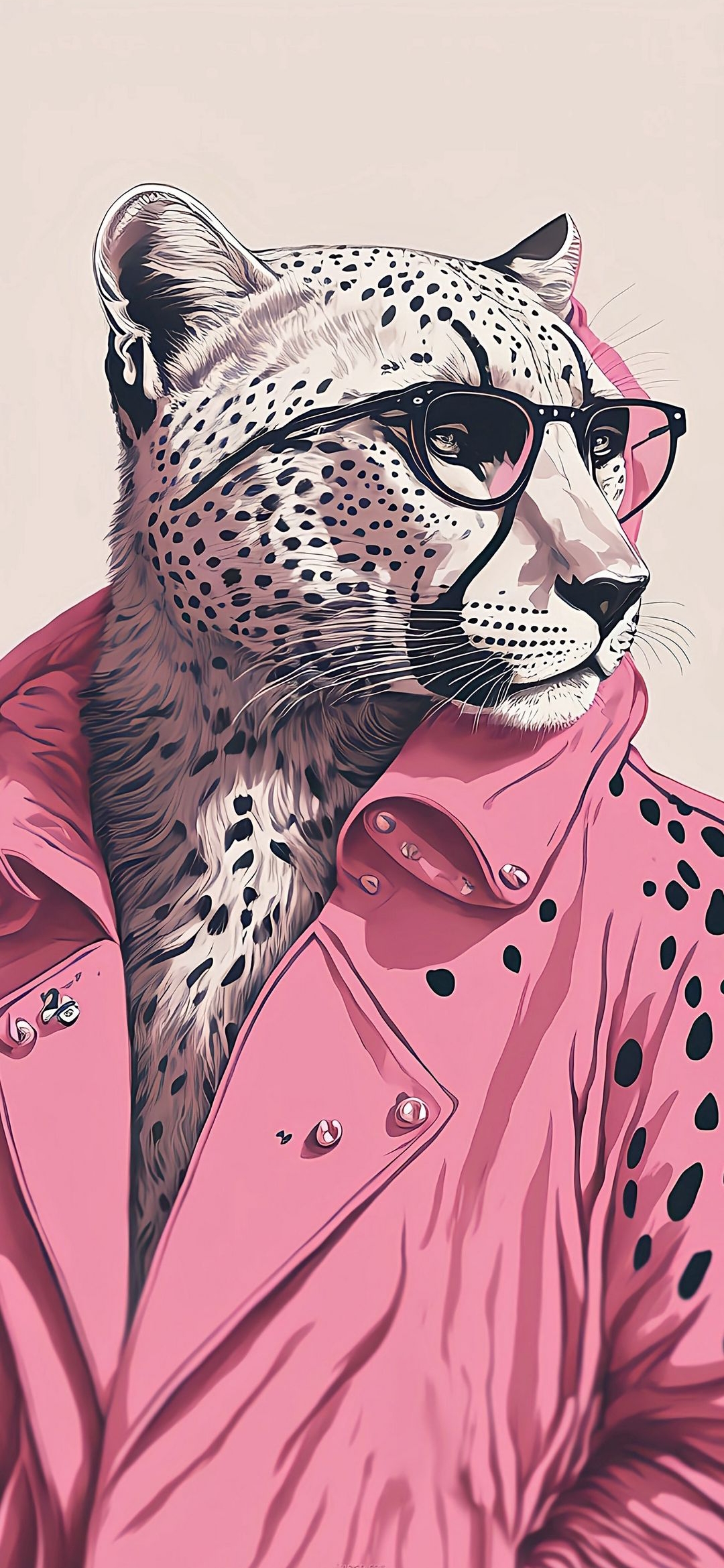 Stylish Leopard in Pink - animals wallpaper for OpersCraft