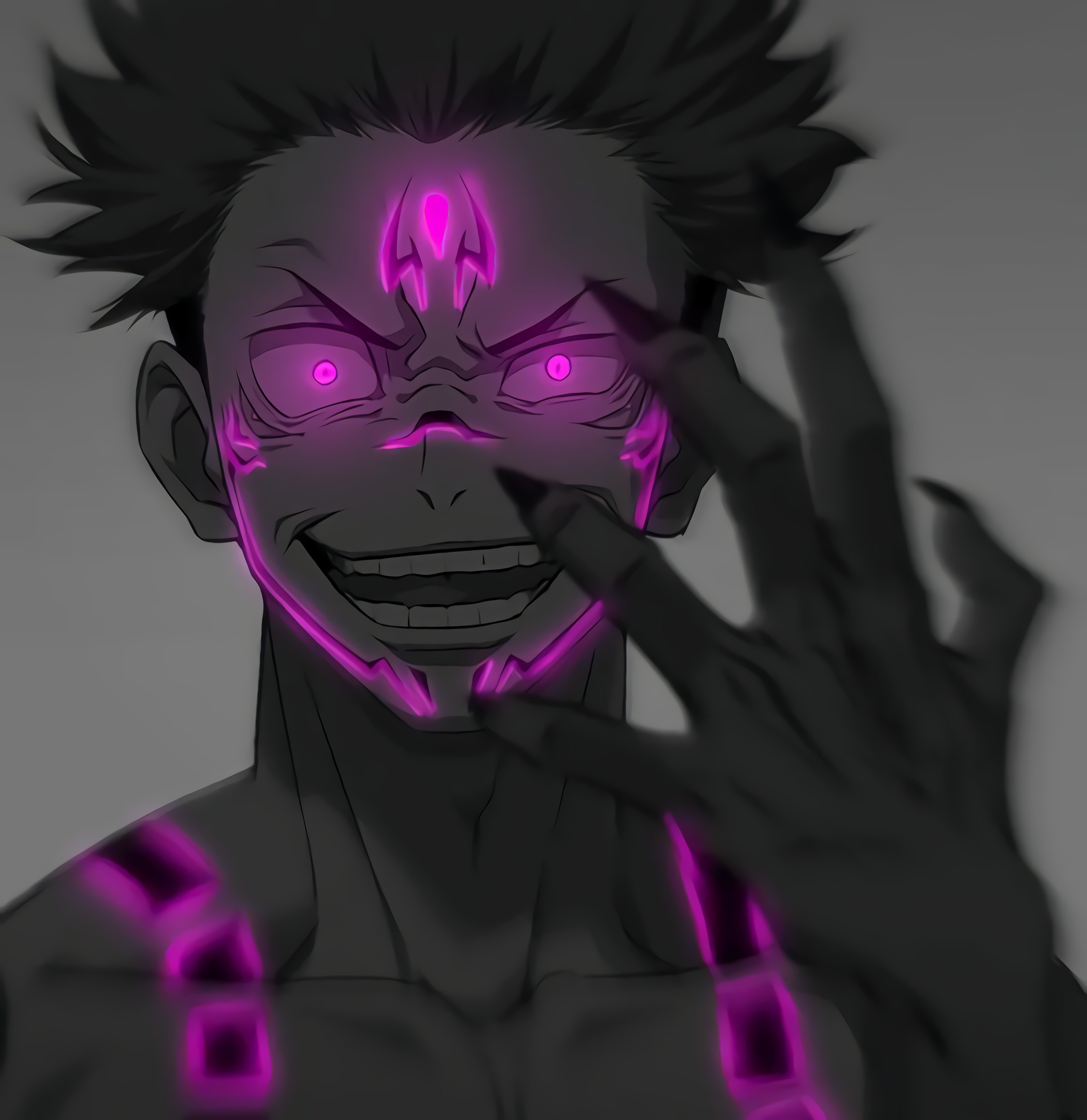 Sukuna's Cursed Energy Glow - naruto wallpaper for OpersCraft