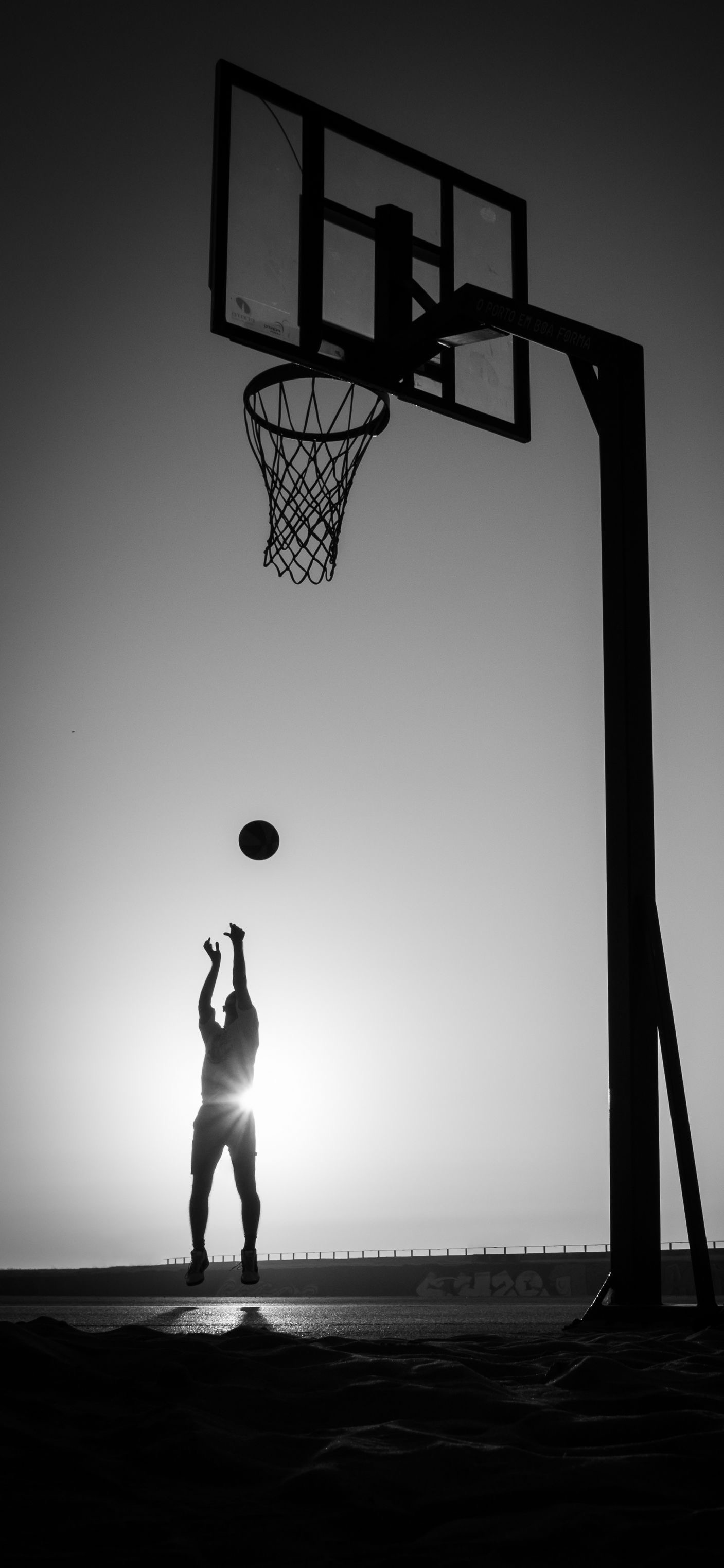 Sunset Basketball Shot - basketball wallpaper for OpersCraft