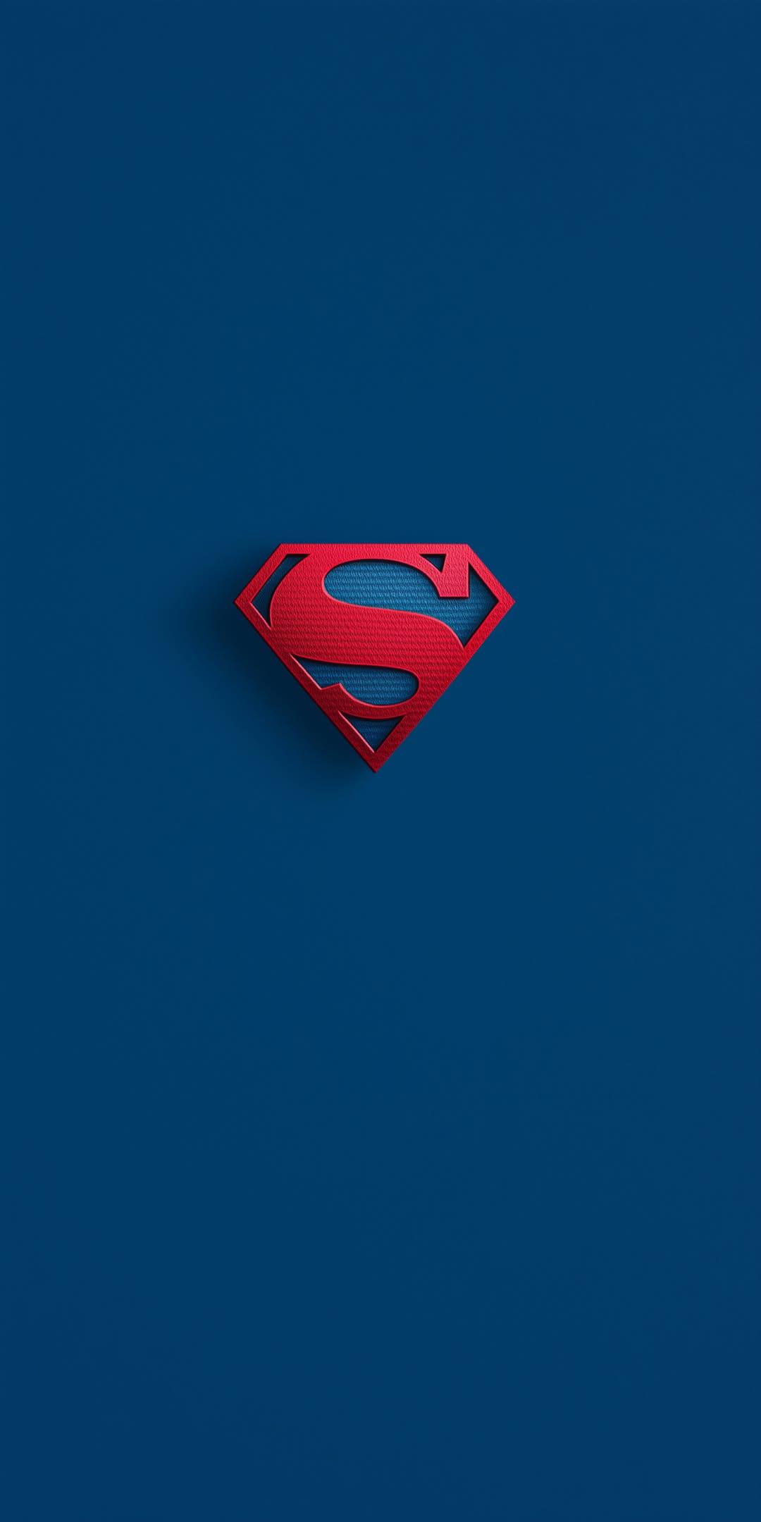 Superman_Logo_Minimalist_Blue - superman wallpaper for OpersCraft