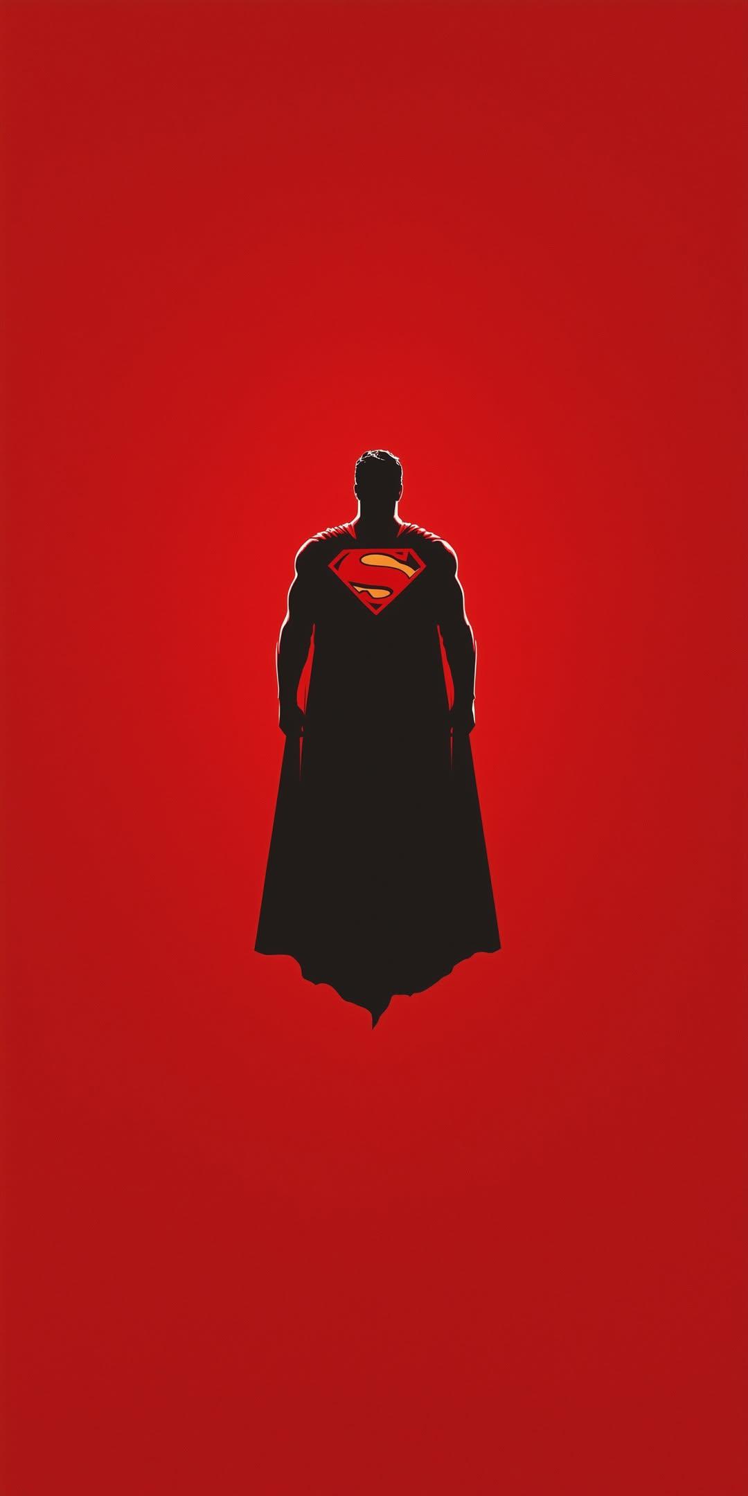 Superman_Silhouette_Red - superman wallpaper for OpersCraft