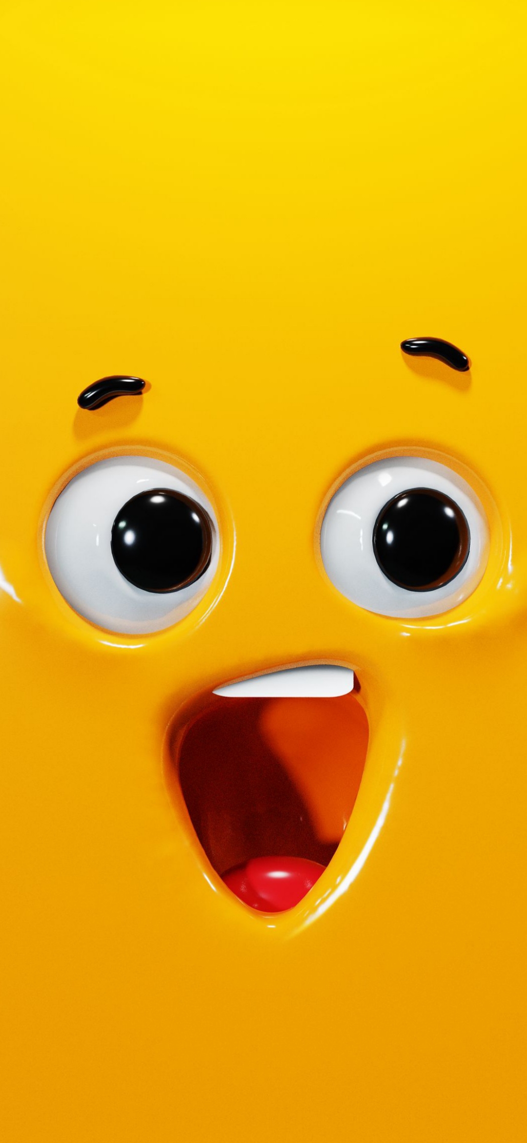 Surprised Yellow Face - emoji wallpaper for OpersCraft