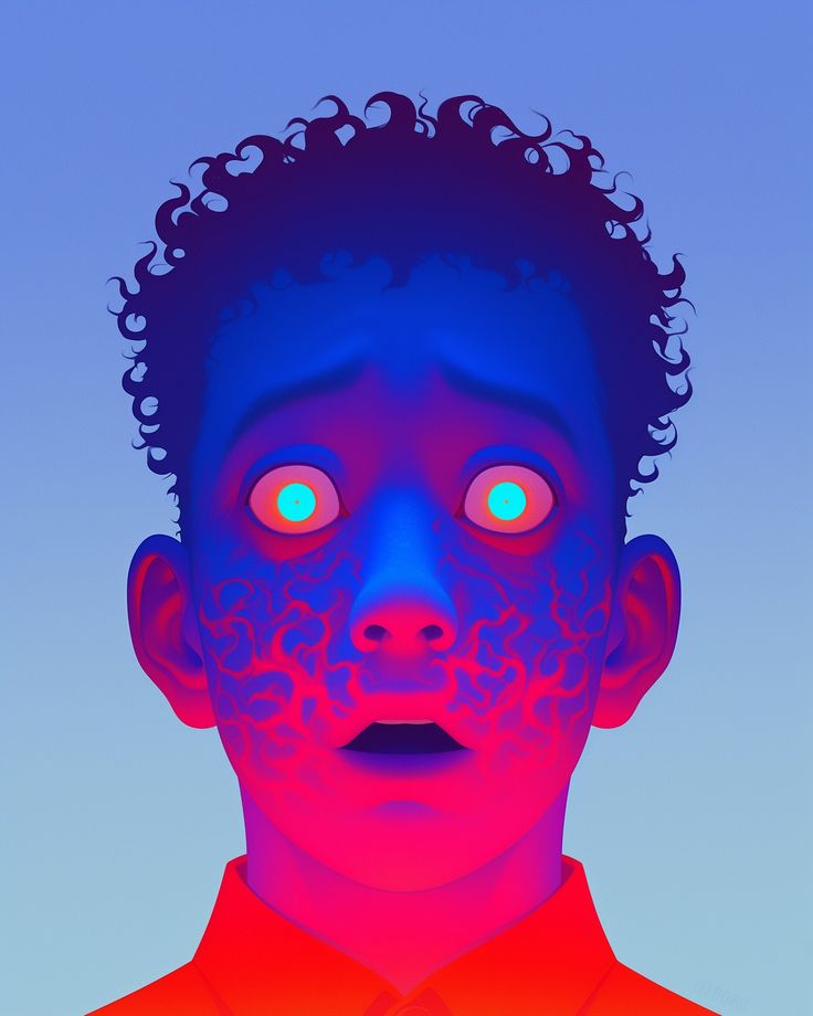 Surreal Glowing Portrait - dope wallpaper for OpersCraft