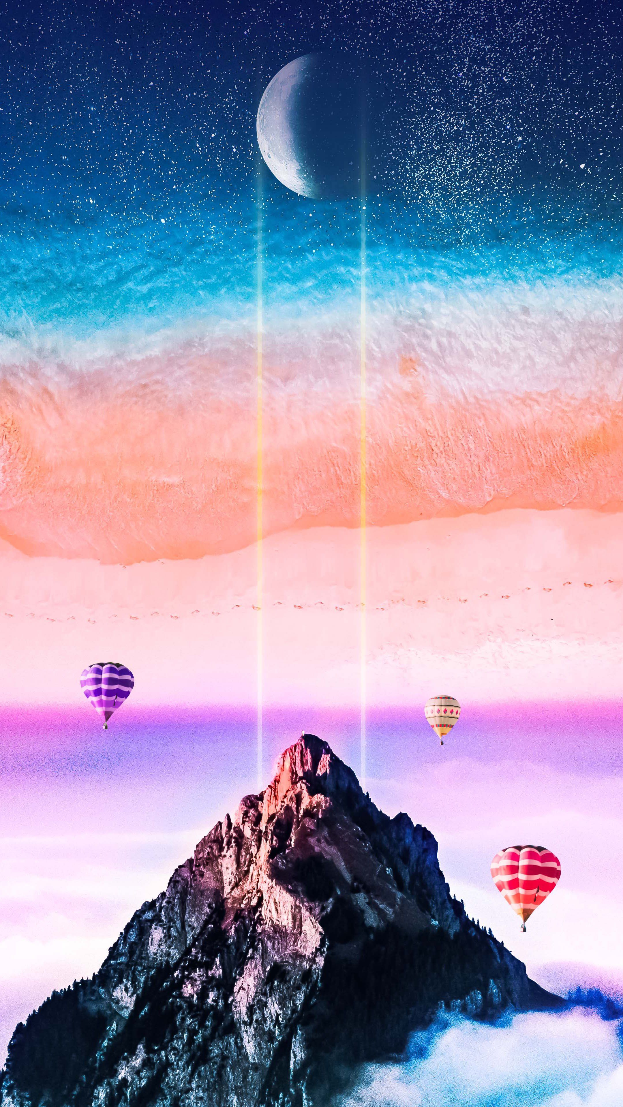 Surreal Mountain Dreamscape - fantasy wallpaper for OpersCraft