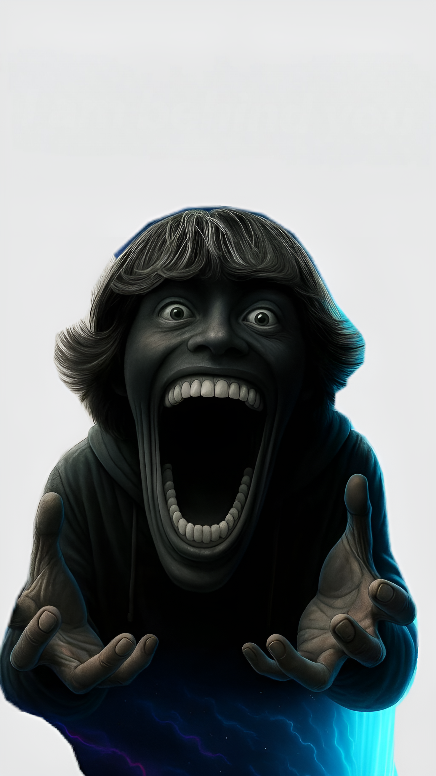 Surreal Screaming Face - surreal wallpaper for OpersCraft