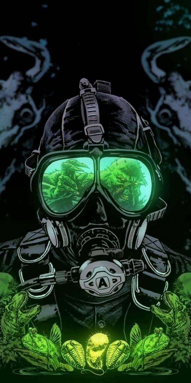 Swamp Thing Reflection - comics wallpaper for OpersCraft