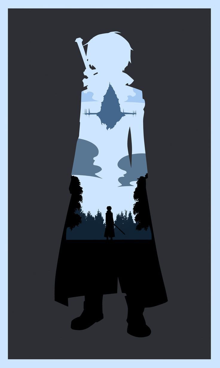 Sword Art Online Silhouette - anime wallpaper for OpersCraft