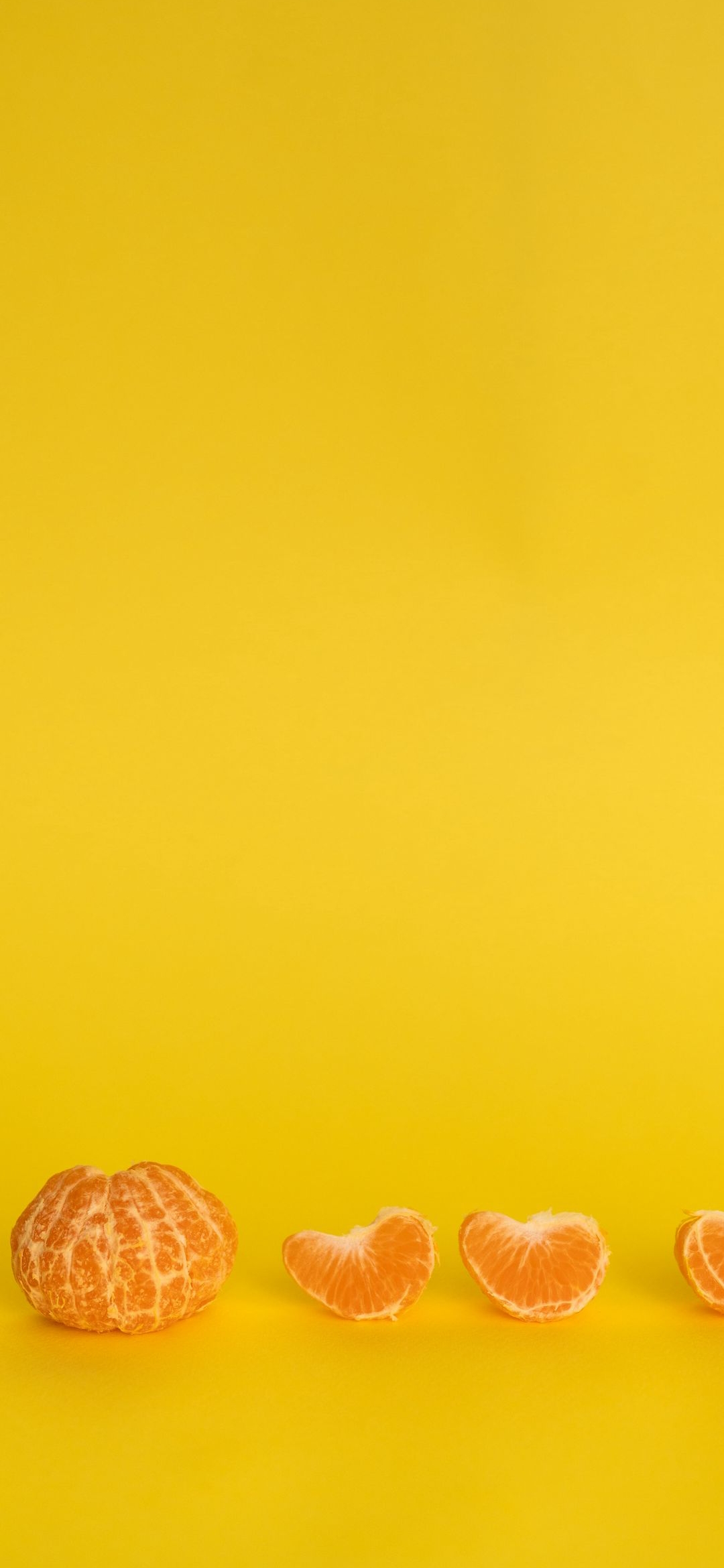 Tangerine Slices Yellow - fruit wallpaper for OpersCraft