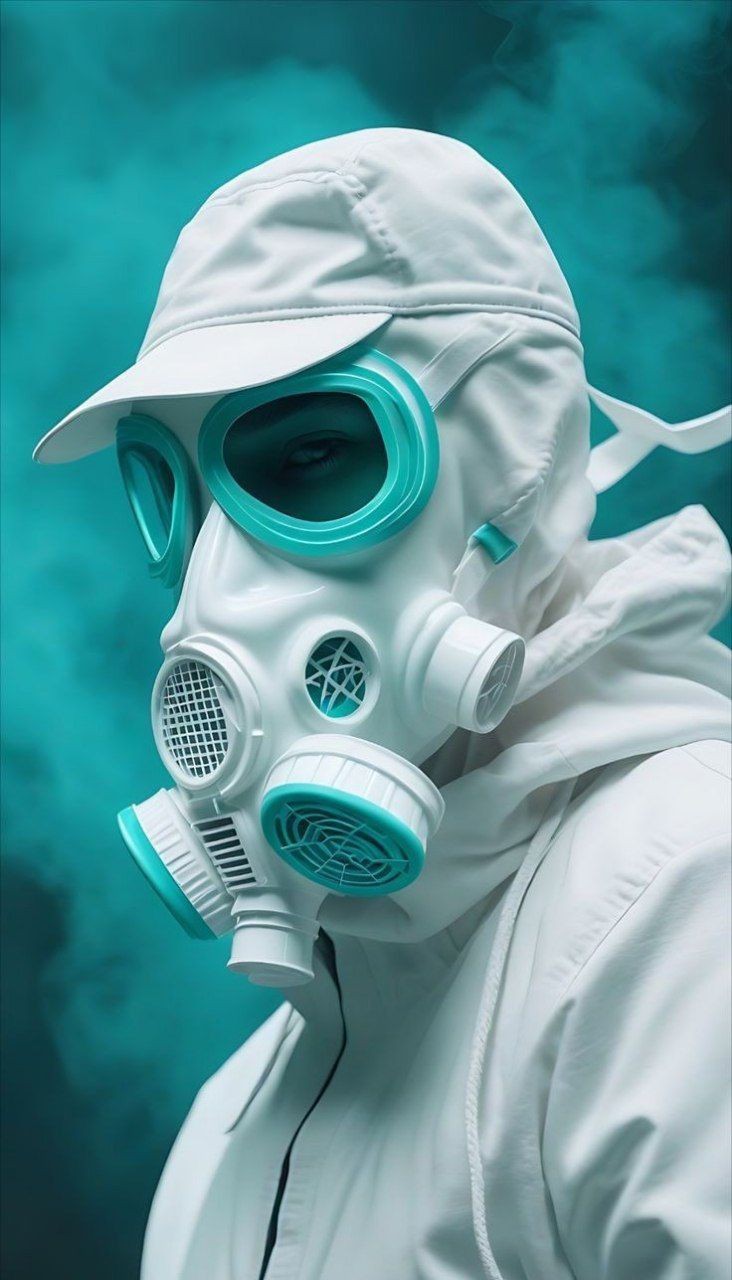 Teal and White Protection - abstract wallpaper for OpersCraft