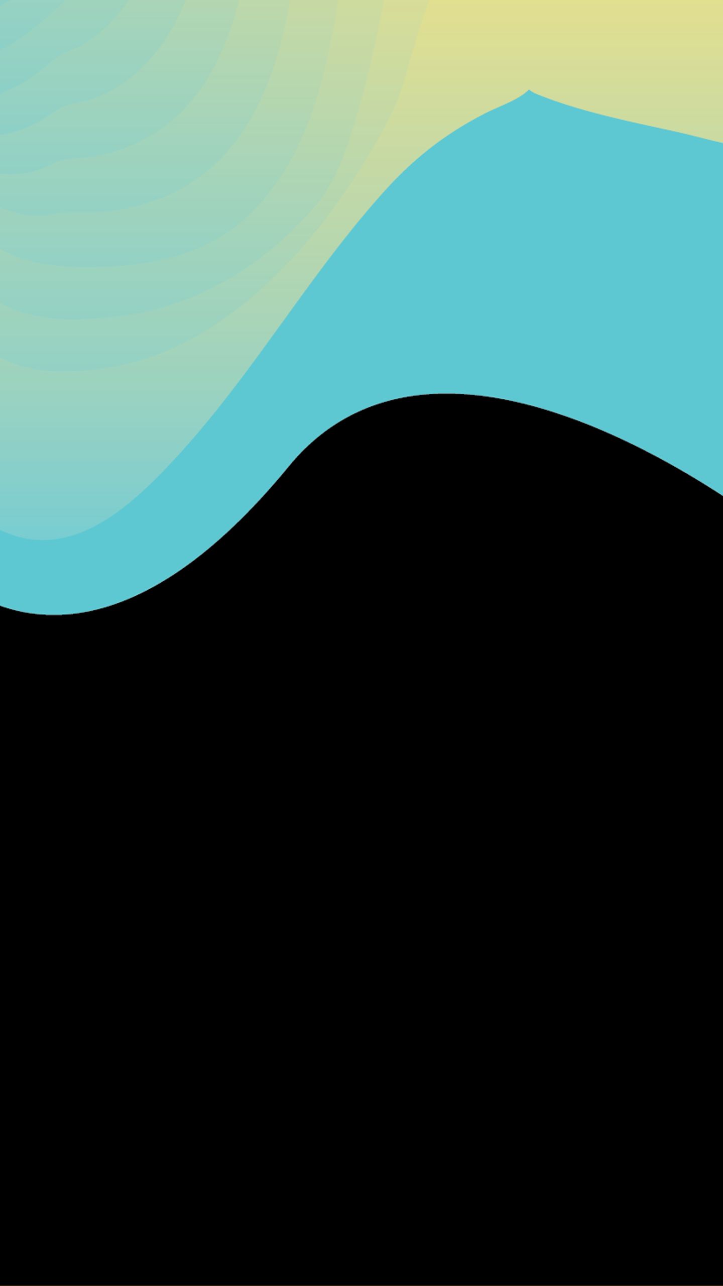 Teal Wave Abstract - abstract wallpaper for OpersCraft