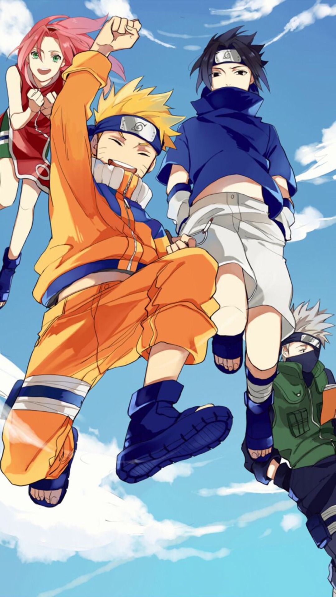 Team 7 Sky High - naruto wallpaper for OpersCraft