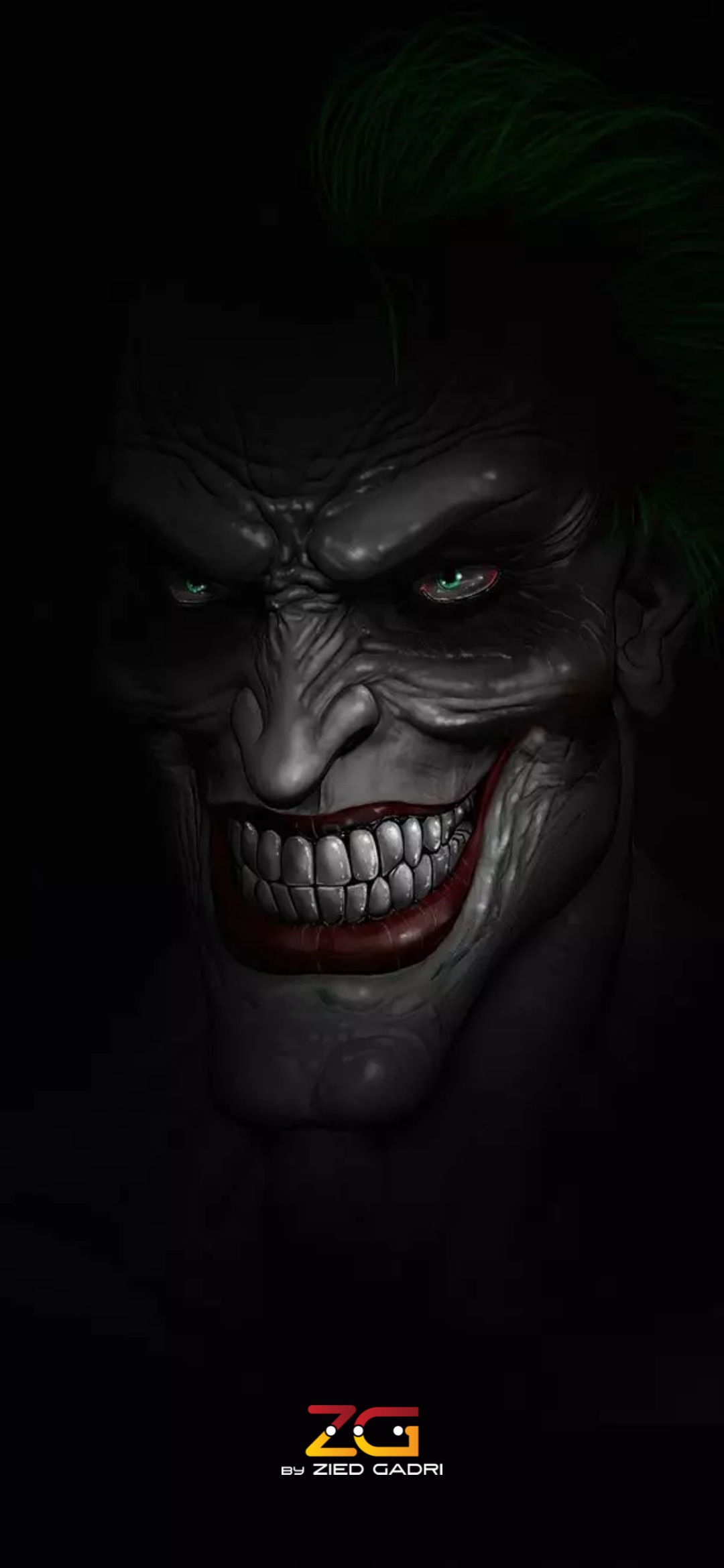 The Joker's Sinister Grin - gothic wallpaper for OpersCraft