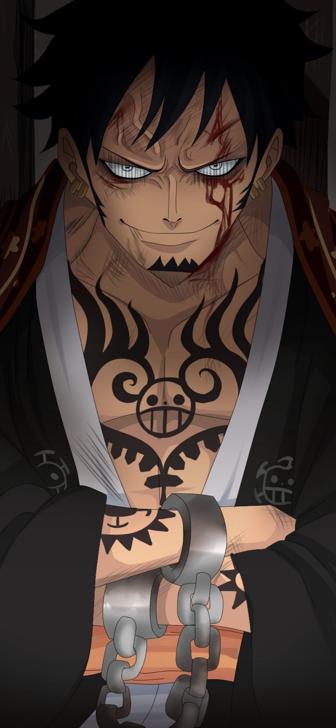 Trafalgar Law Intense Gaze - one piece wallpaper for OpersCraft