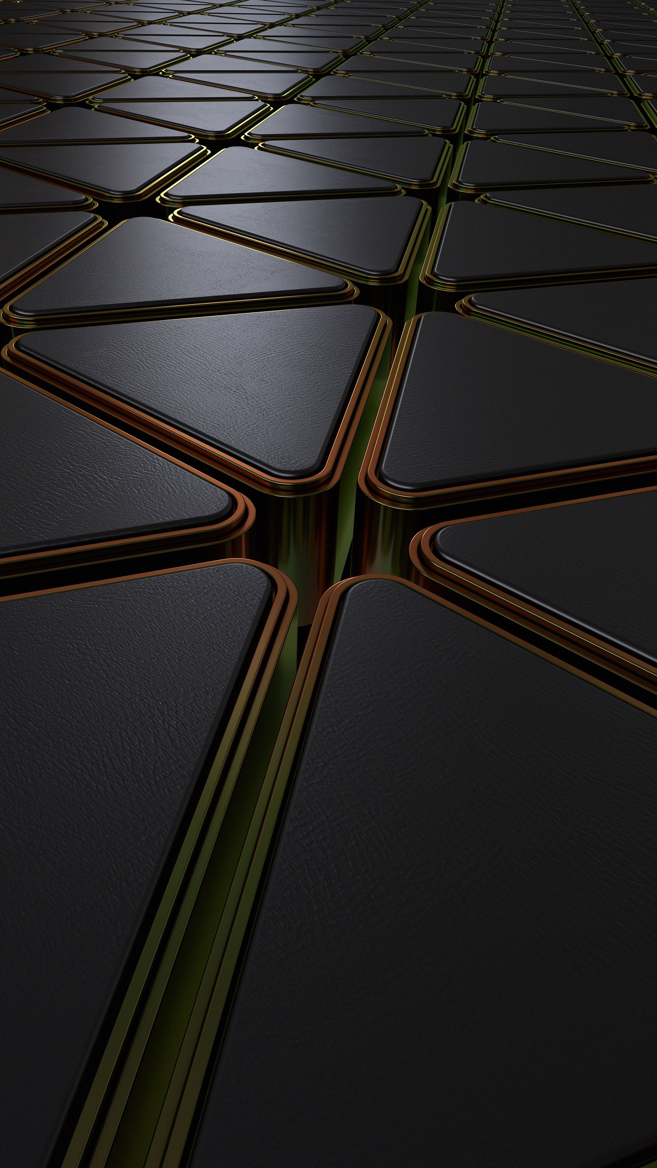 Triangular Metallic Grid - abstract wallpaper for OpersCraft