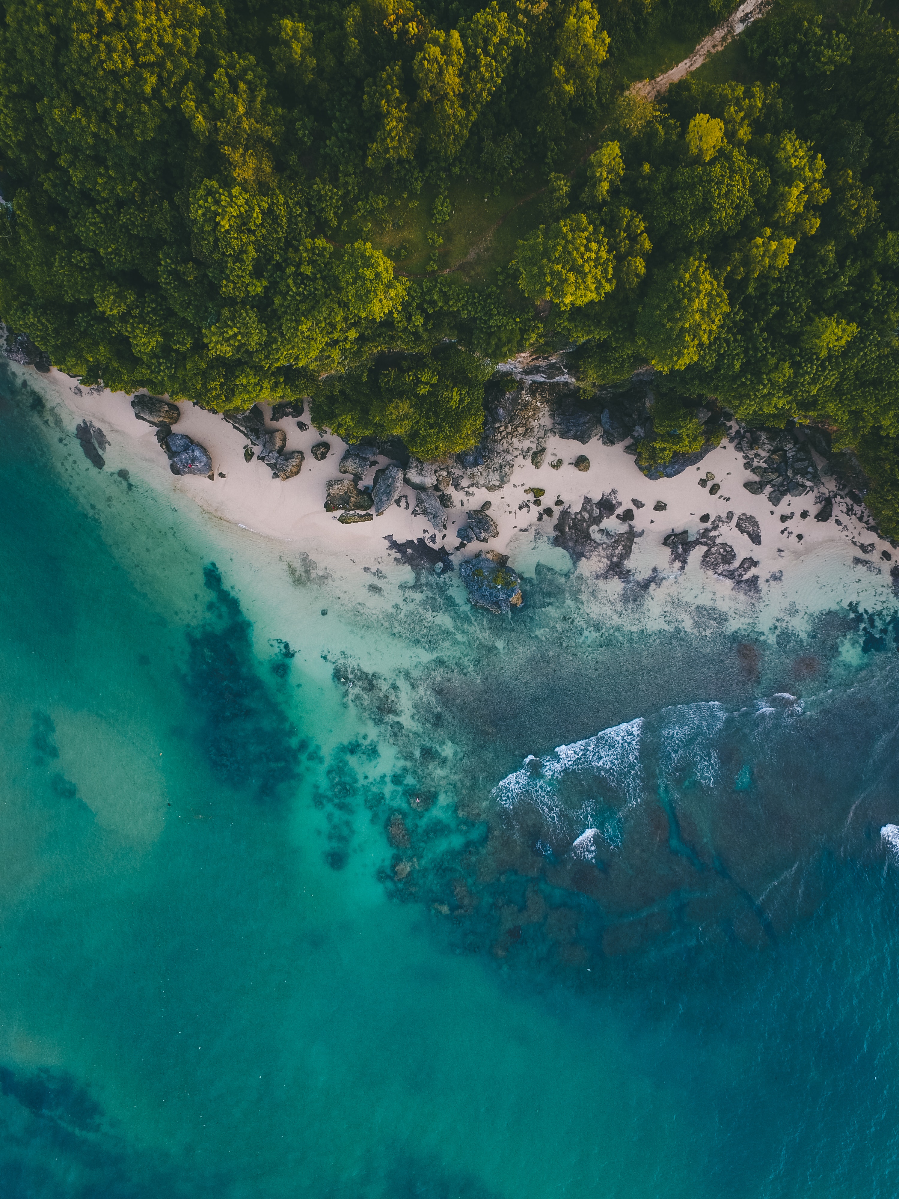 Tropical Coastline Aerial View - nature wallpaper for OpersCraft
