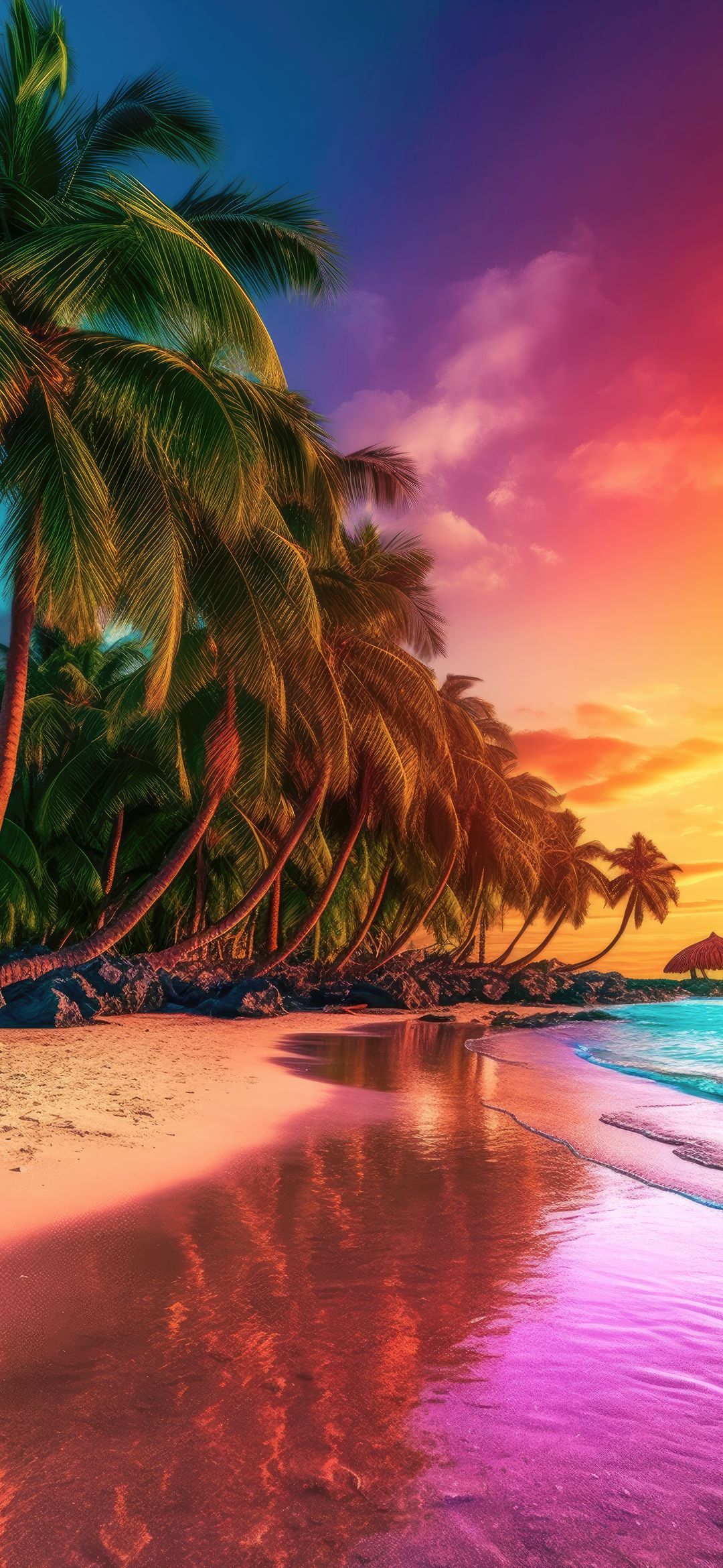 Tropical Sunset Beach - beach wallpaper for OpersCraft