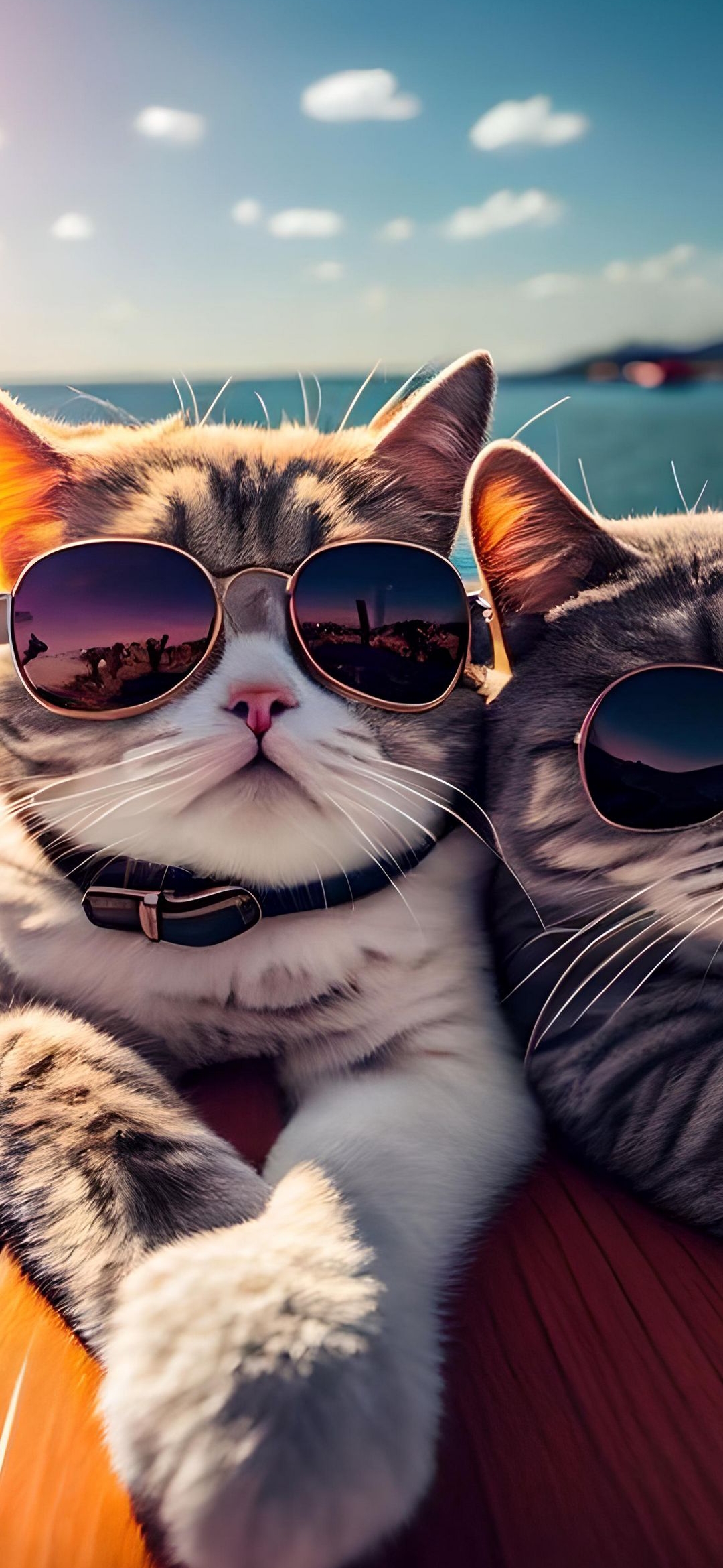 Two_Cats_with_Sunglasses - animals wallpaper for OpersCraft