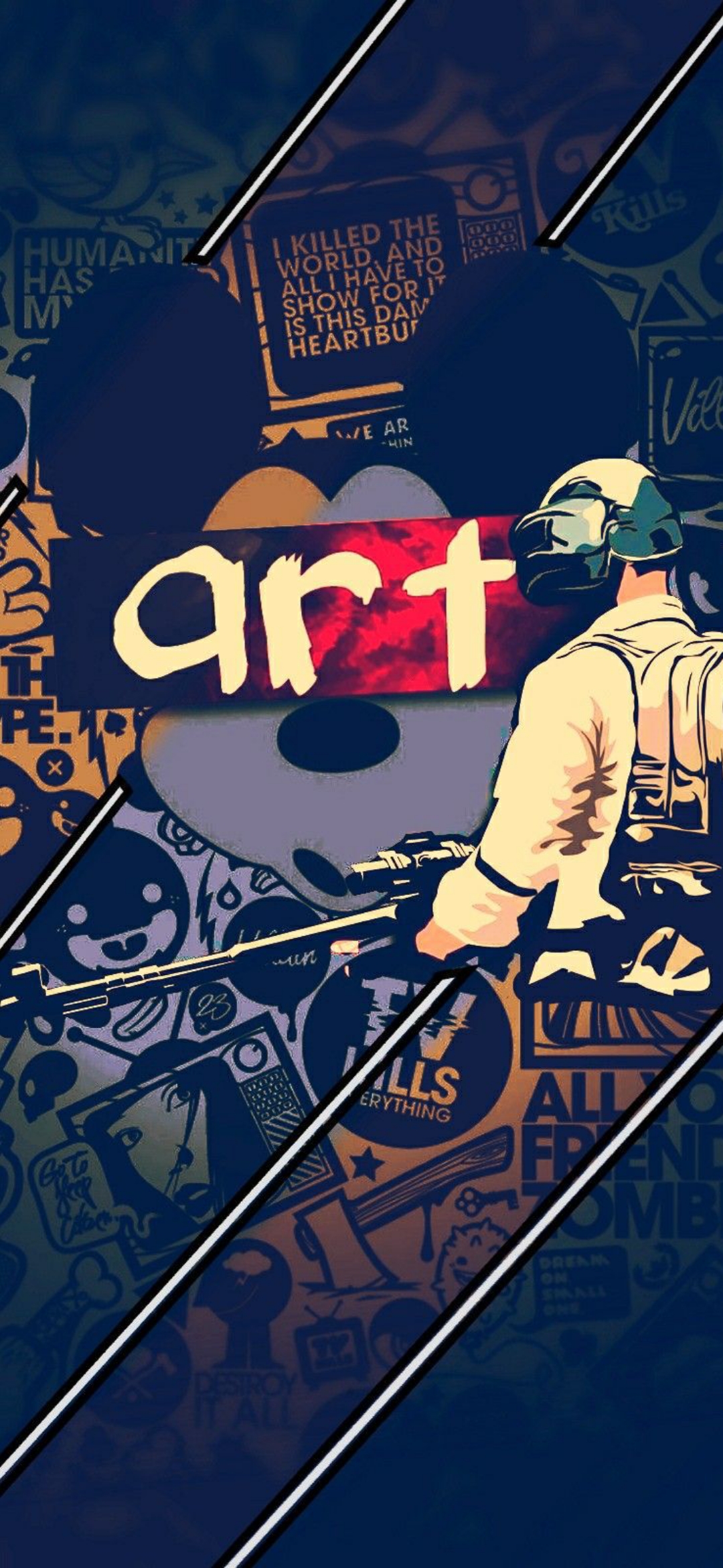 Urban Art Collage - ghetto wallpaper for OpersCraft