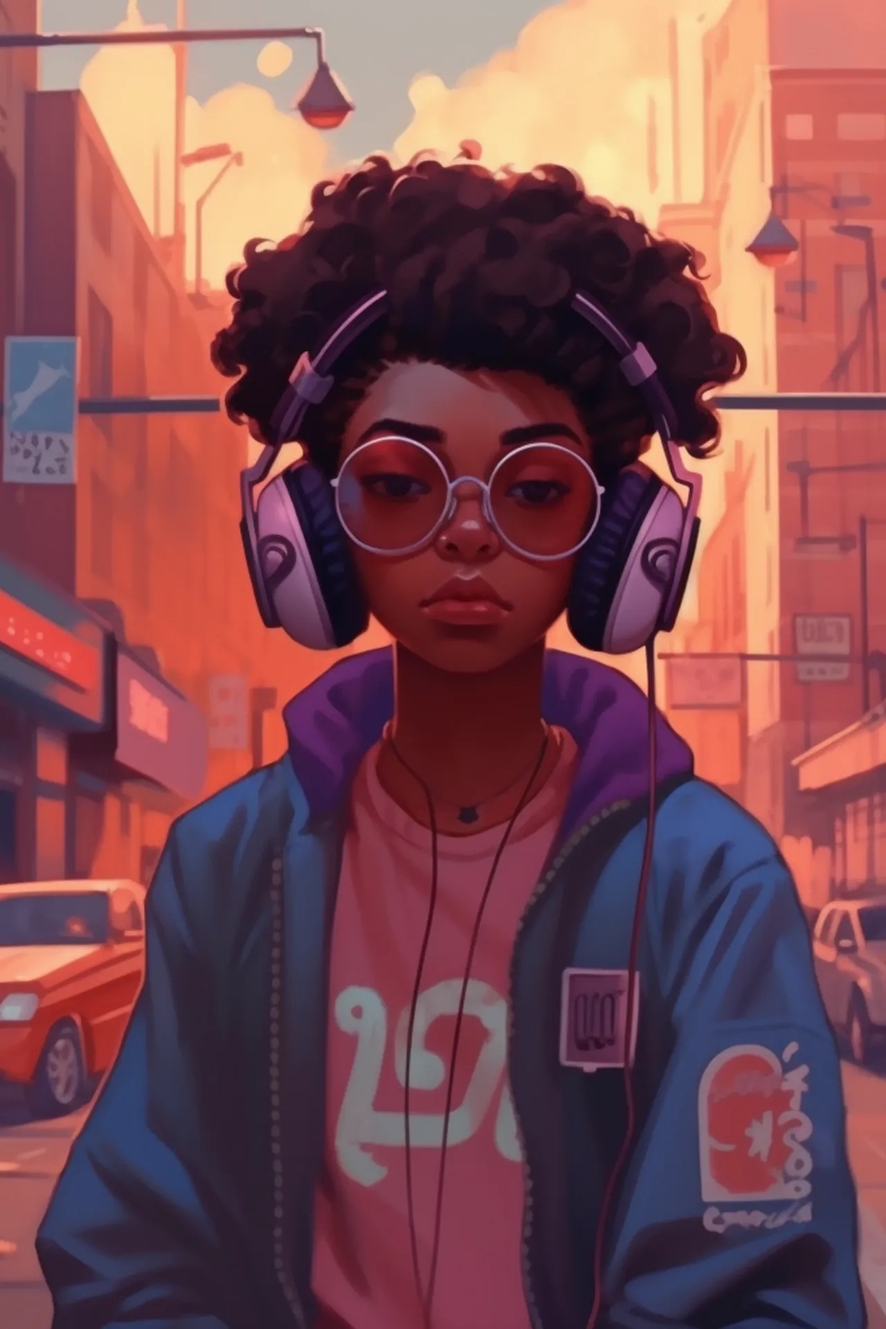 Urban Beats Portrait - ghetto wallpaper for OpersCraft