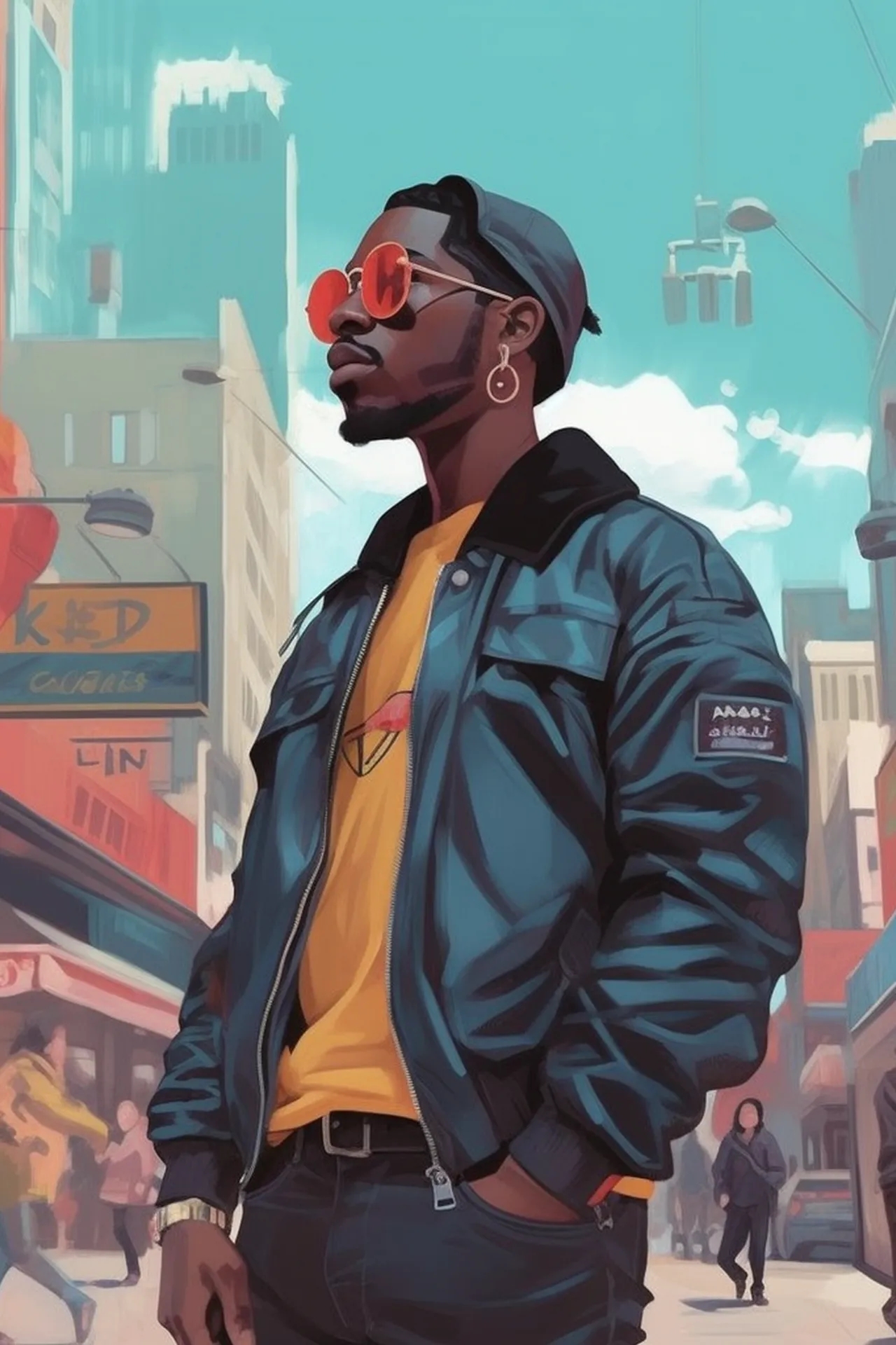 Urban Cool Portrait - dope wallpaper for OpersCraft