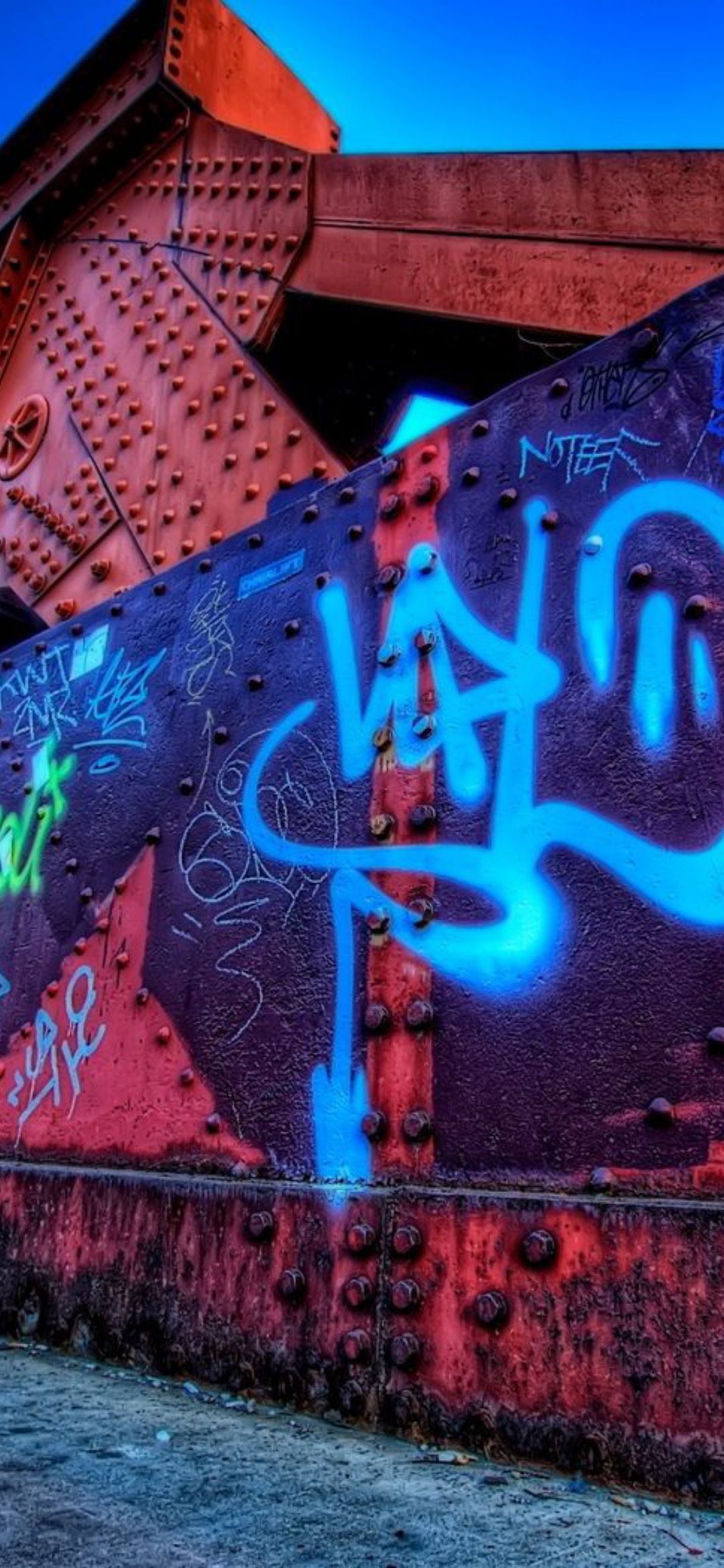 Urban Graffiti Bridge - ghetto wallpaper for OpersCraft