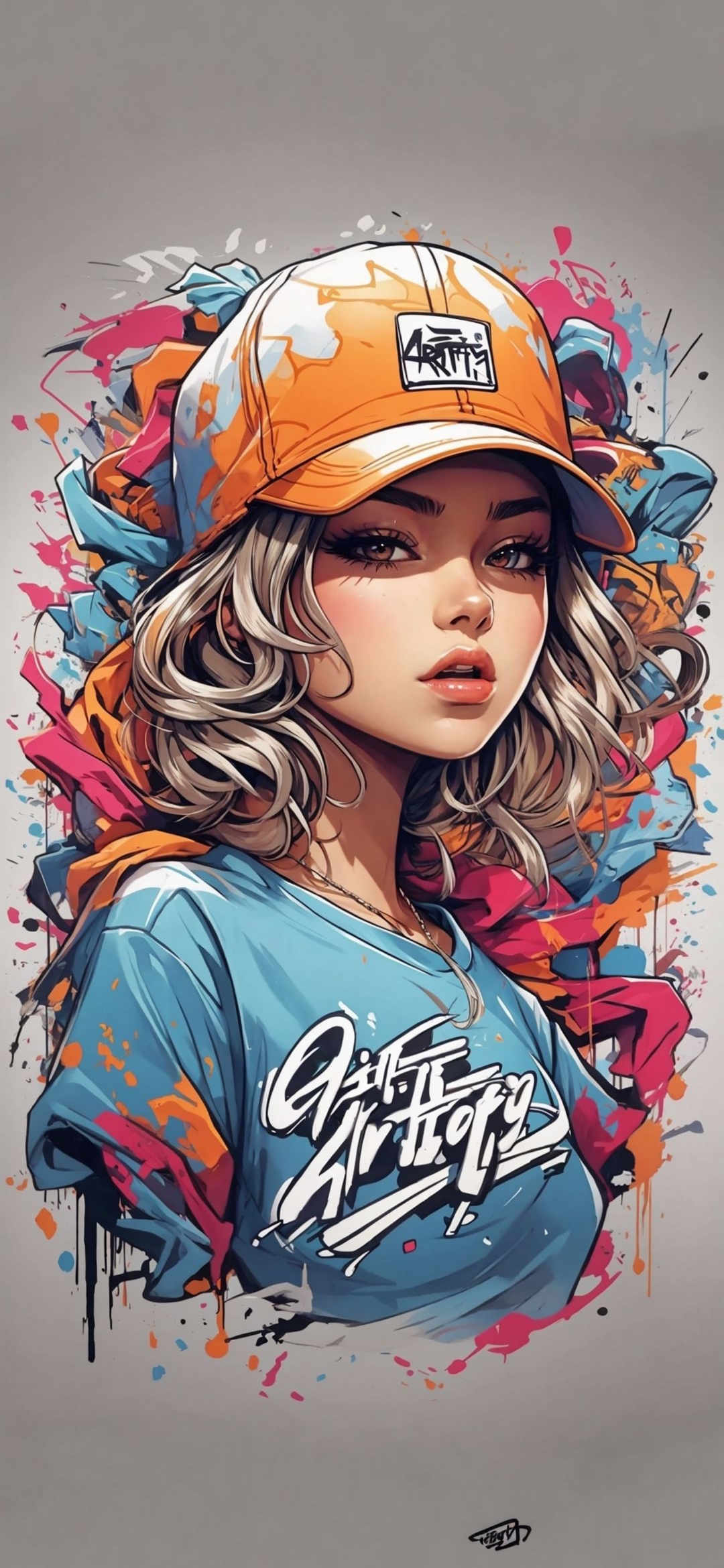 Urban Graffiti Girl - girl wallpaper for OpersCraft