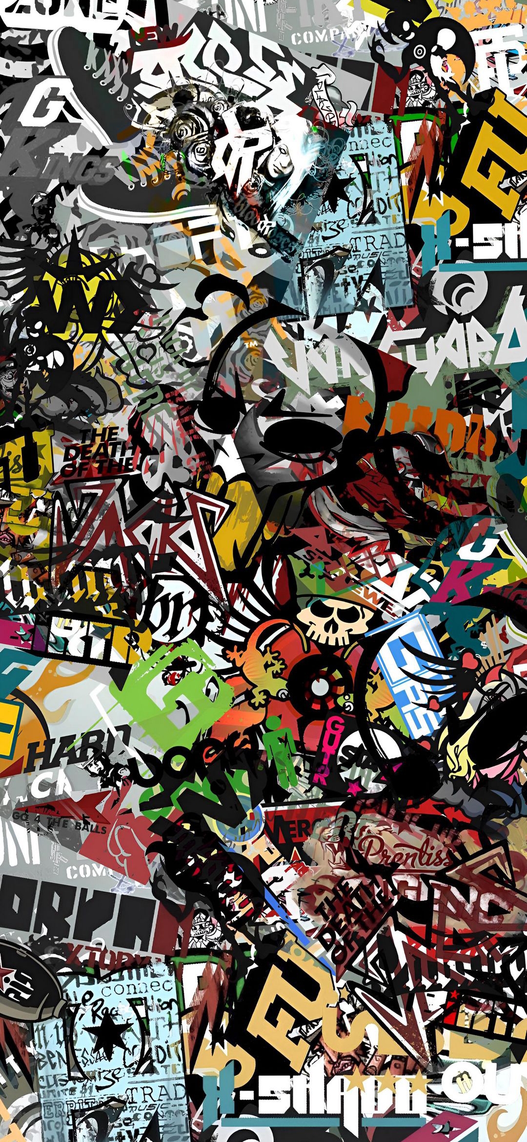 Urban Sticker Bomb Wallpaper - abstract wallpaper for OpersCraft