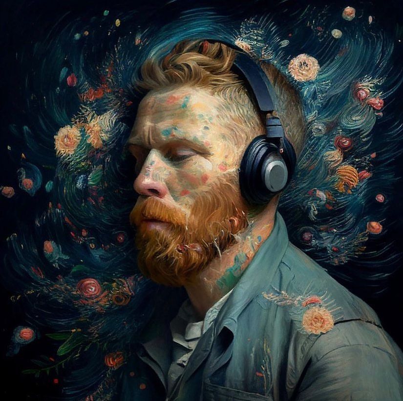 Van Gogh's Sonic Dream - art wallpaper for OpersCraft