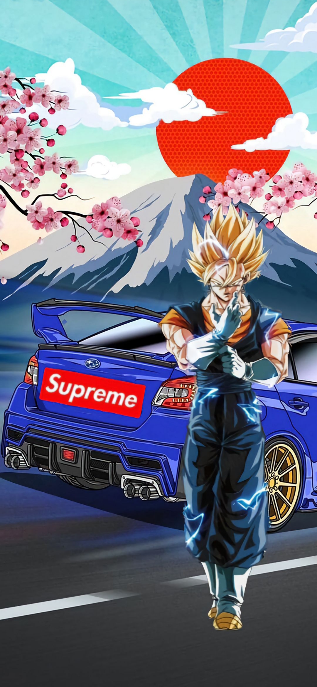 Vegito Supreme Car - dragon ball wallpaper for OpersCraft