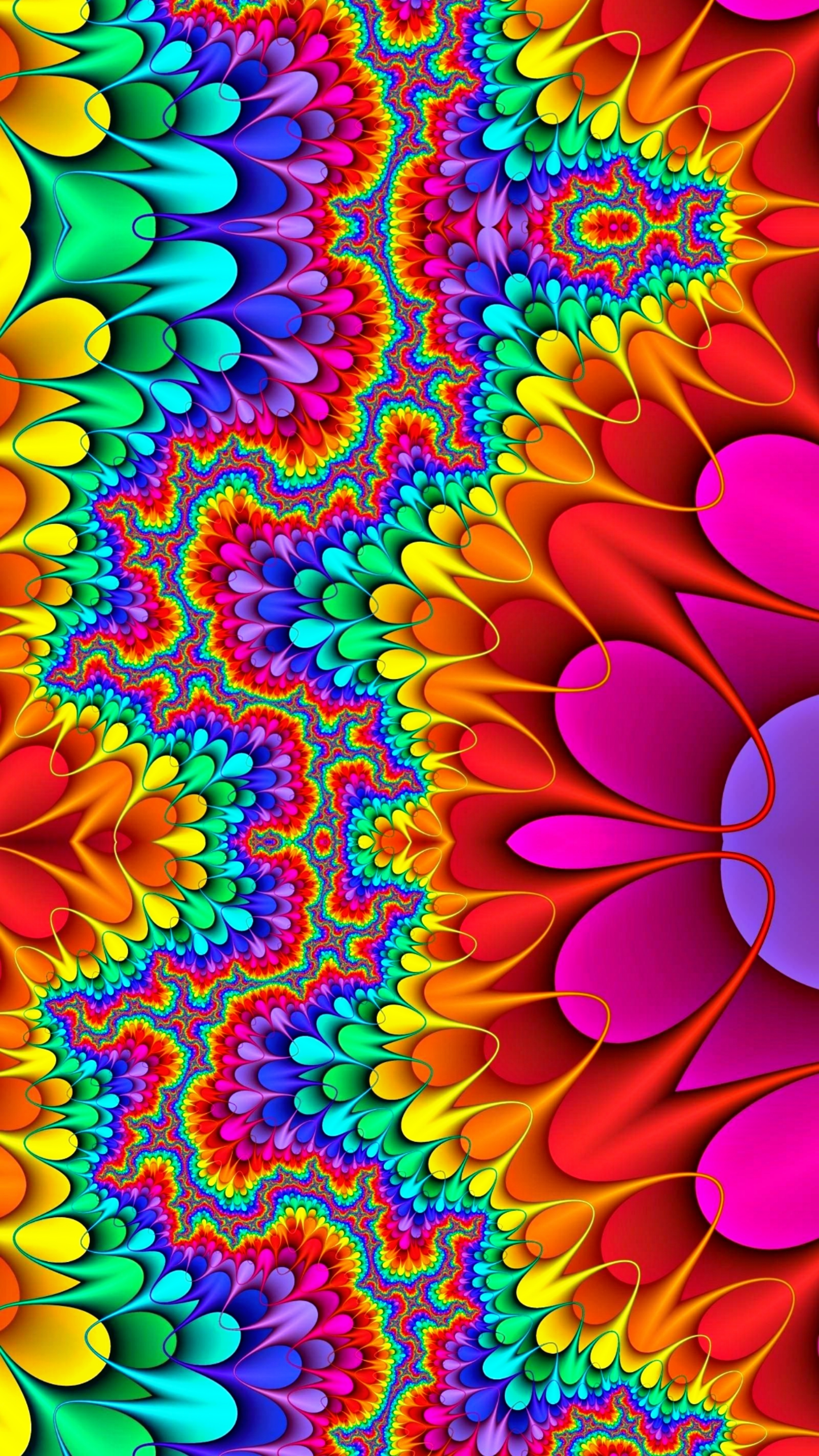 Vibrant_Psychedelic_Fractal - colorful wallpaper for OpersCraft