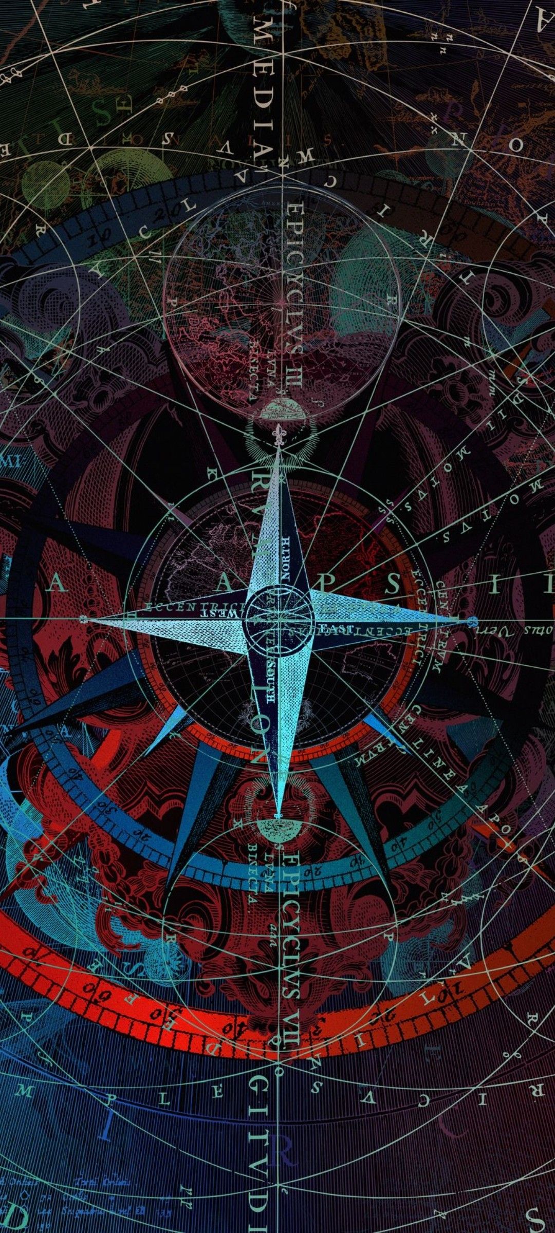 Vintage Compass Rose - vintage wallpaper for OpersCraft
