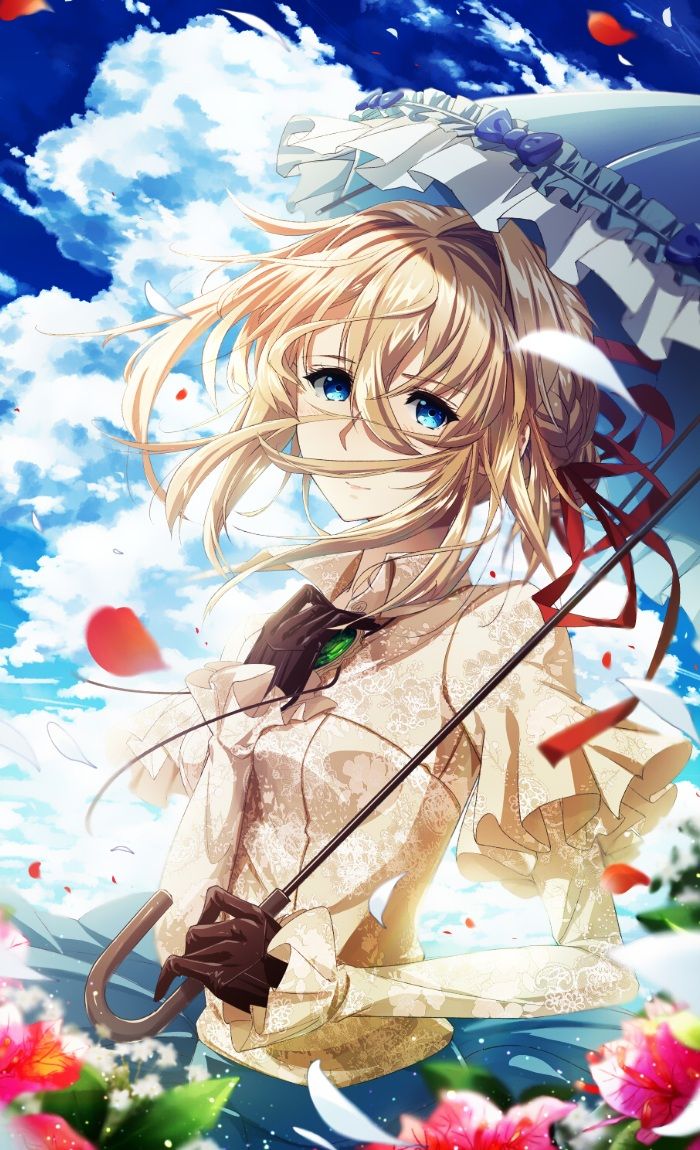 Violet Evergarden Portrait - anime wallpaper for OpersCraft
