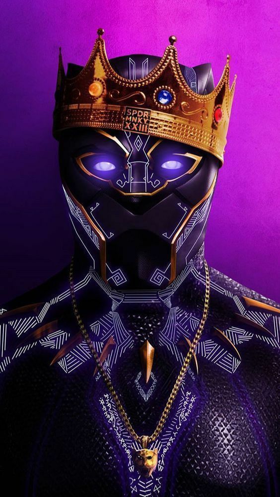 Wakanda King Portrait - random wallpaper for OpersCraft