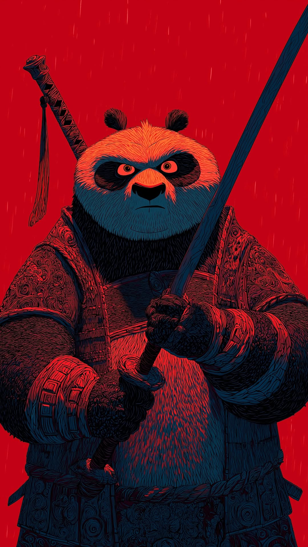 Warrior Panda Samurai - dope wallpaper for OpersCraft