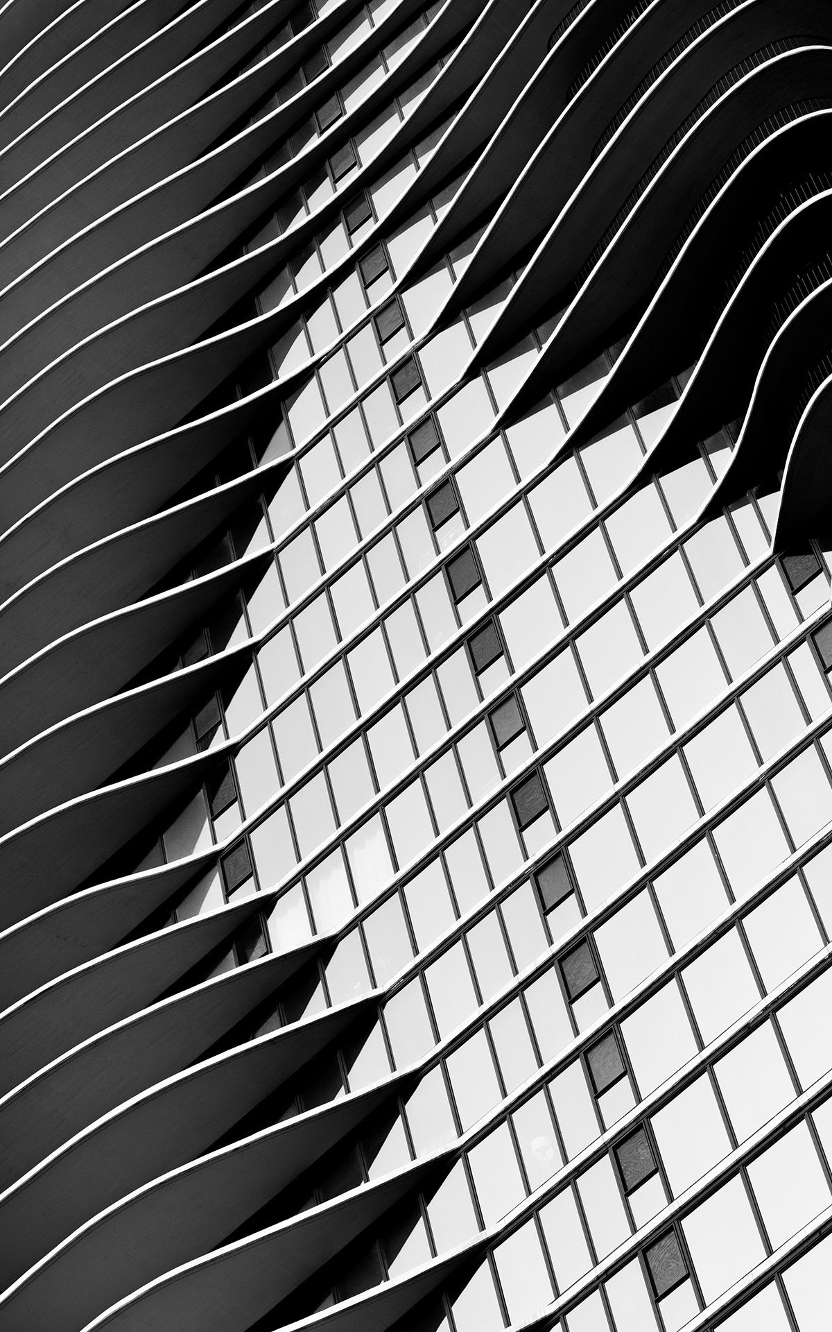 Wavy Building Facade - architecture wallpaper for OpersCraft
