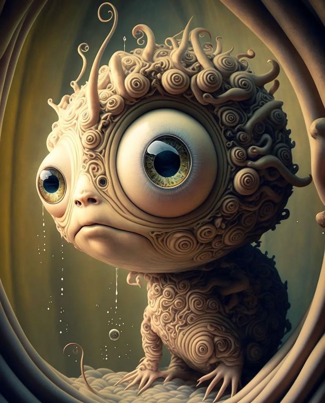 Whimsical Alien Creature - fantasy wallpaper for OpersCraft