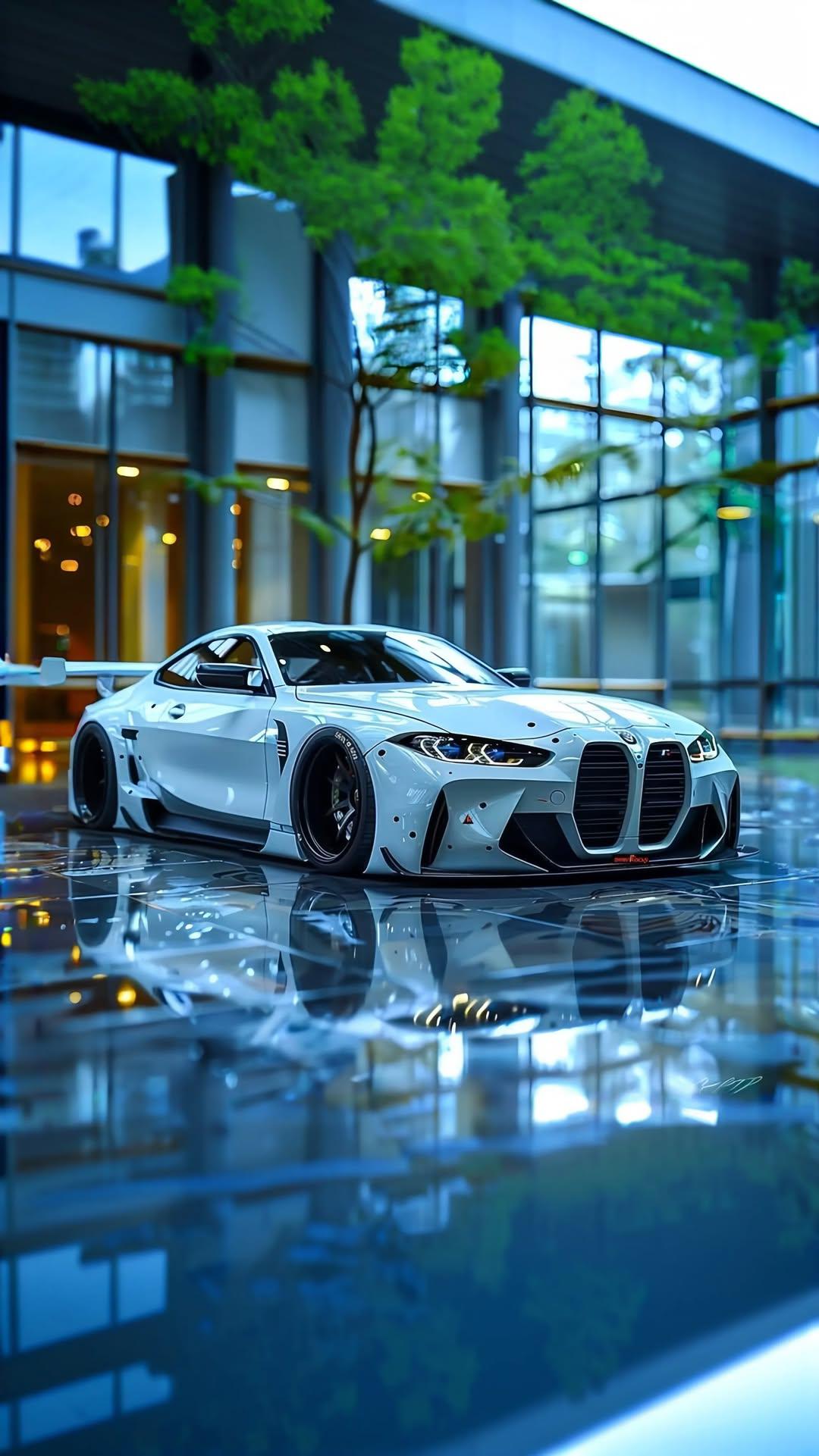White BMW M4 - bmw wallpaper for OpersCraft