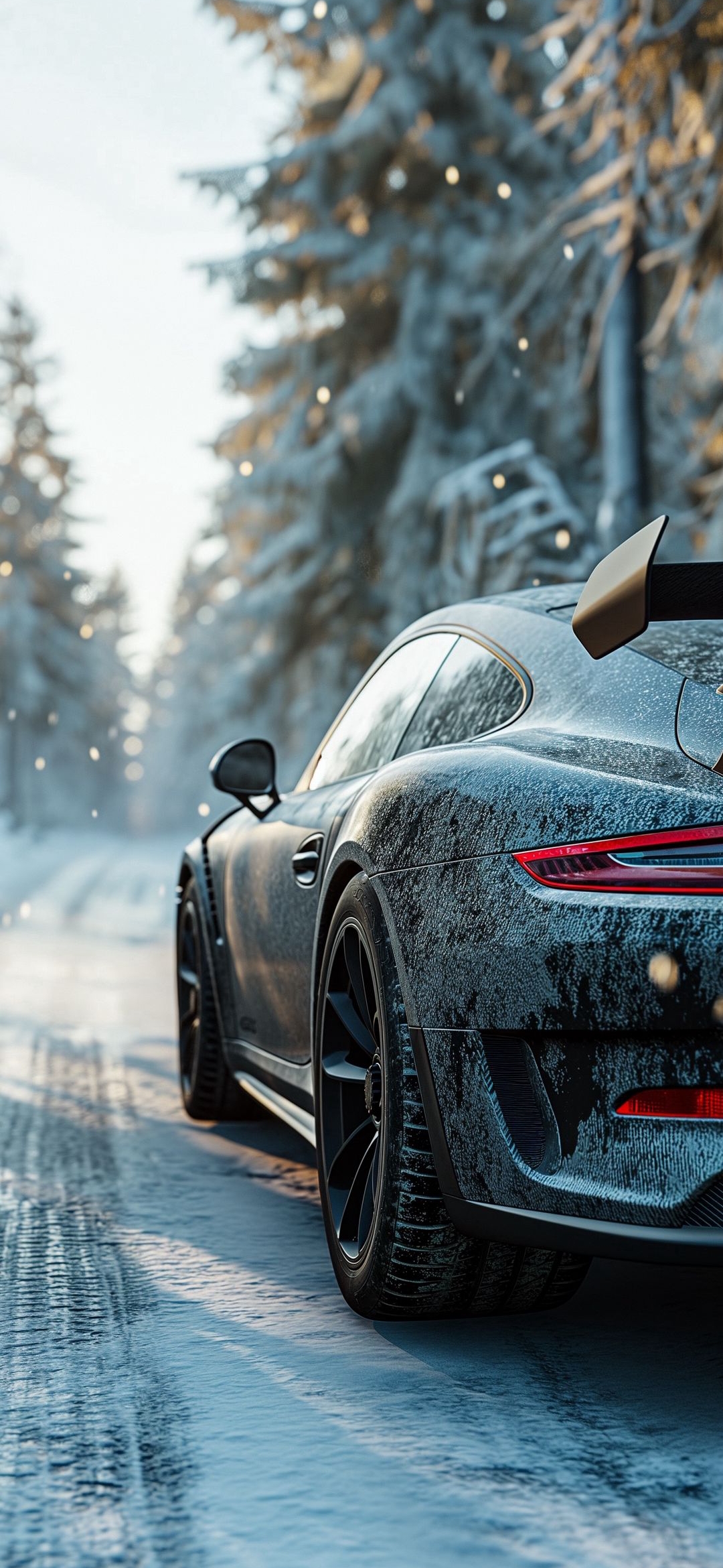 Winter Porsche Drive - porsche wallpaper for OpersCraft
