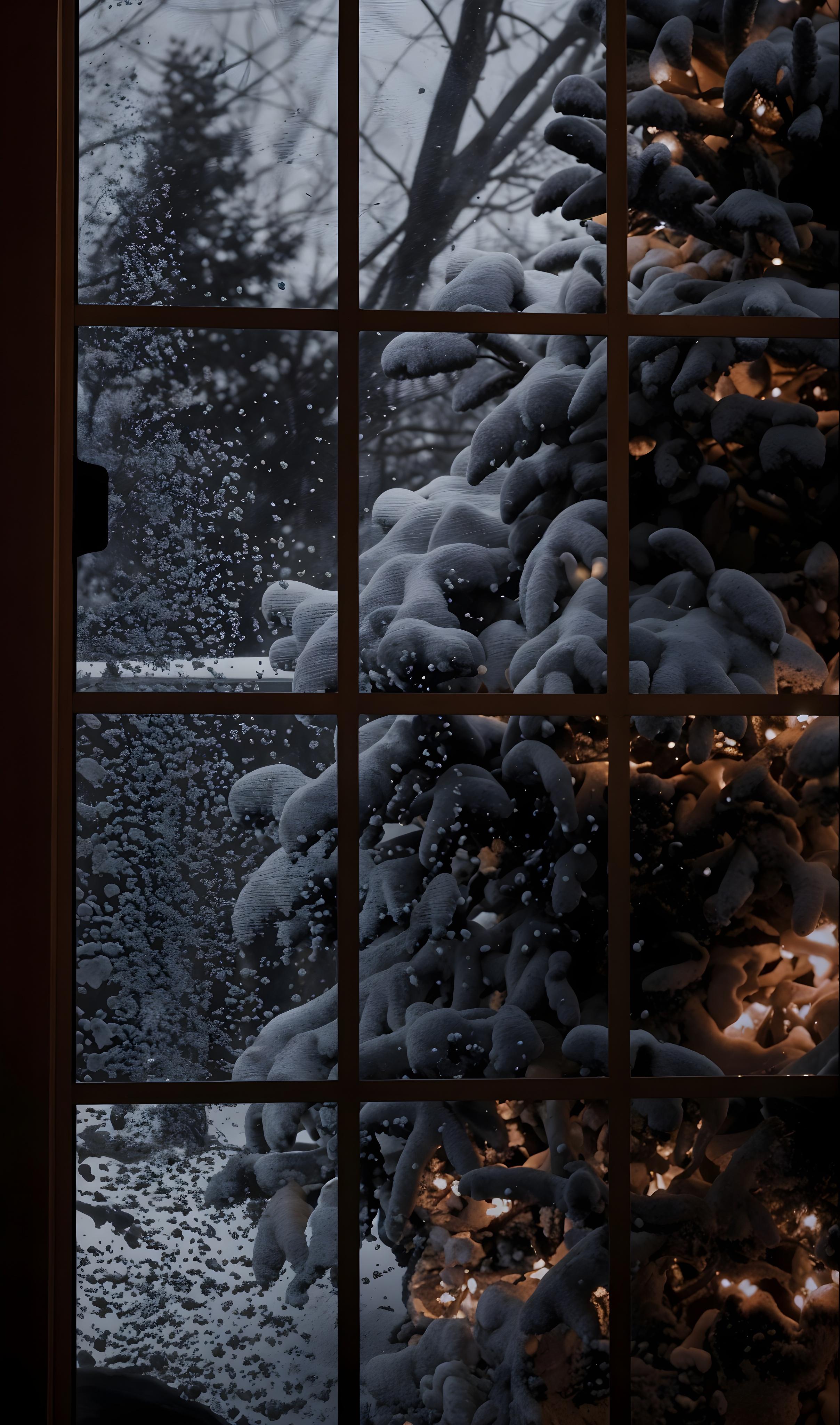 Winter Window View - winter wallpaper for OpersCraft
