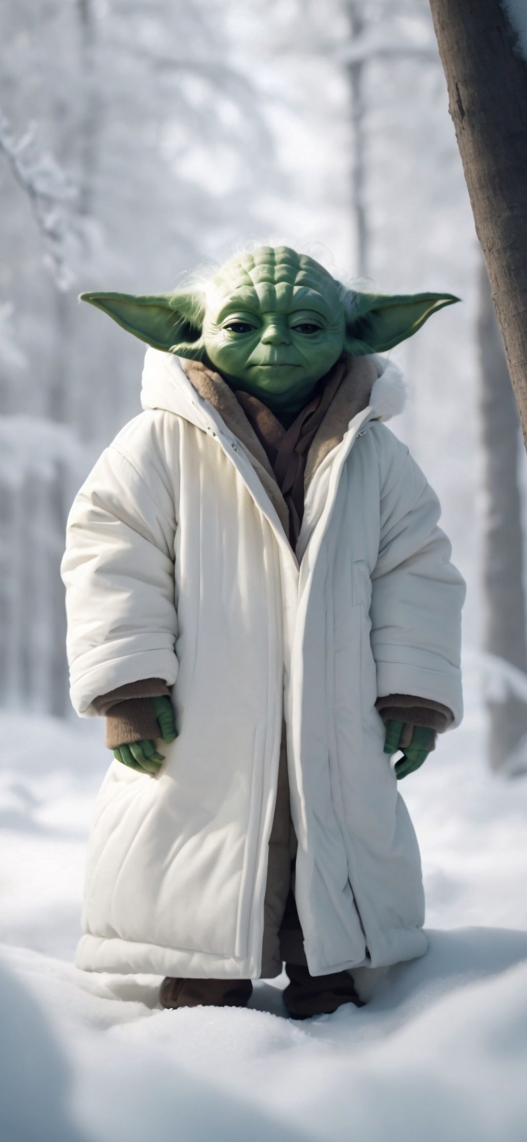 Winter Yoda - star wars wallpaper for OpersCraft