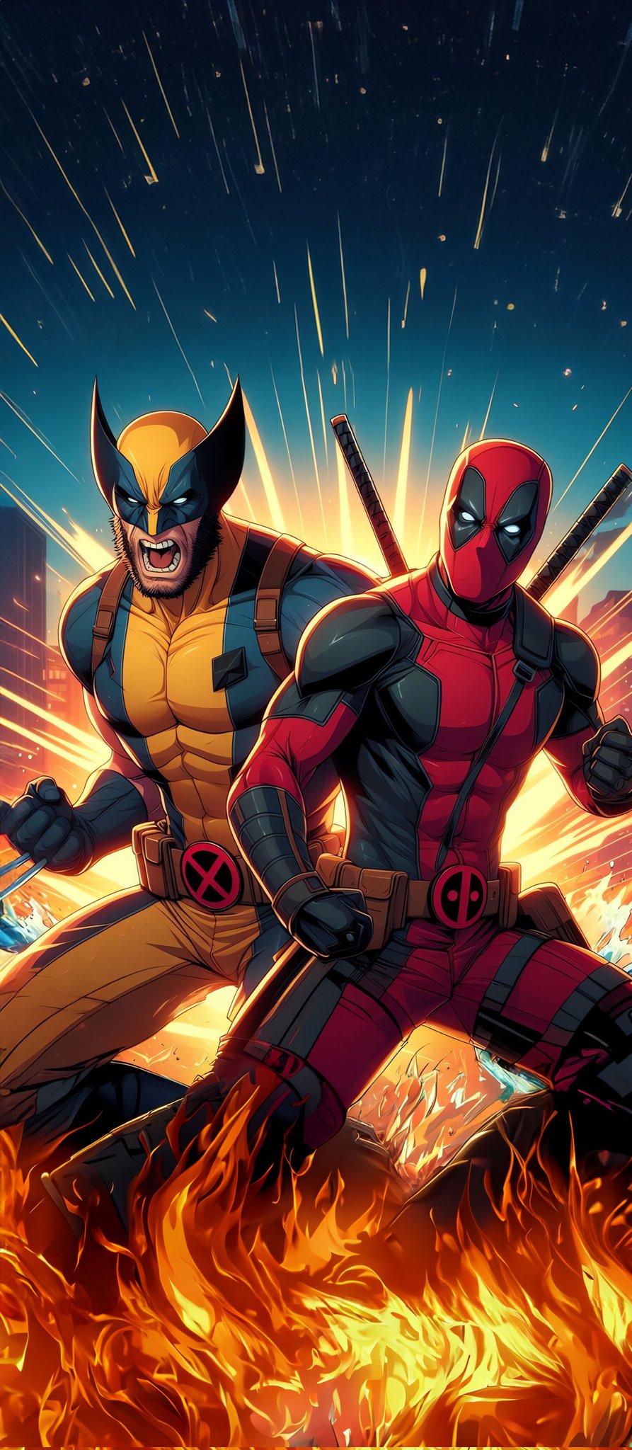 Wolverine and Deadpool Team - marvel wallpaper for OpersCraft