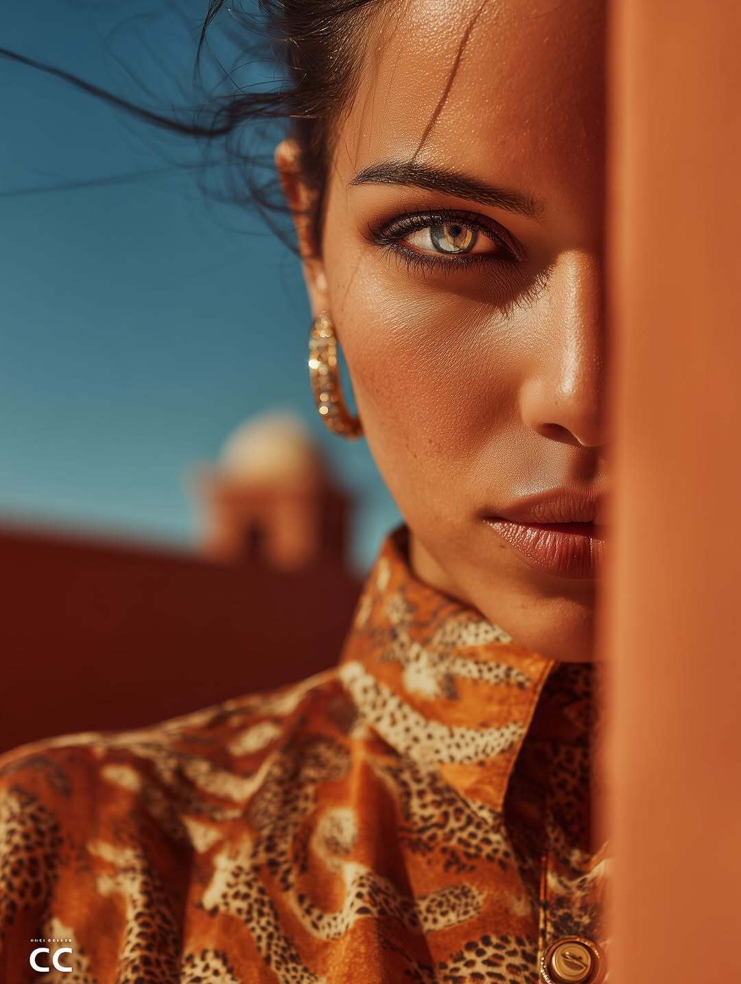 Woman's Intense Gaze - dope wallpaper for OpersCraft