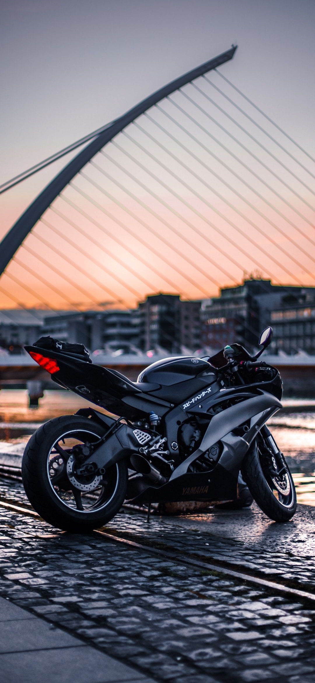 Yamaha Motorcycle Sunset Ride - motorcycle wallpaper for OpersCraft