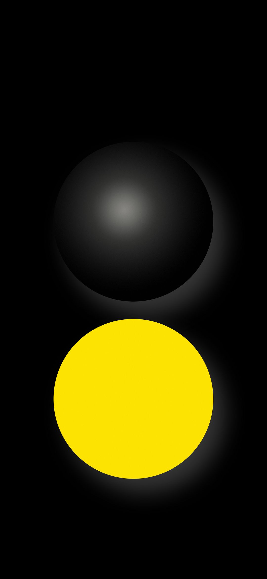 Yellow and Black Orbs - abstract wallpaper for OpersCraft
